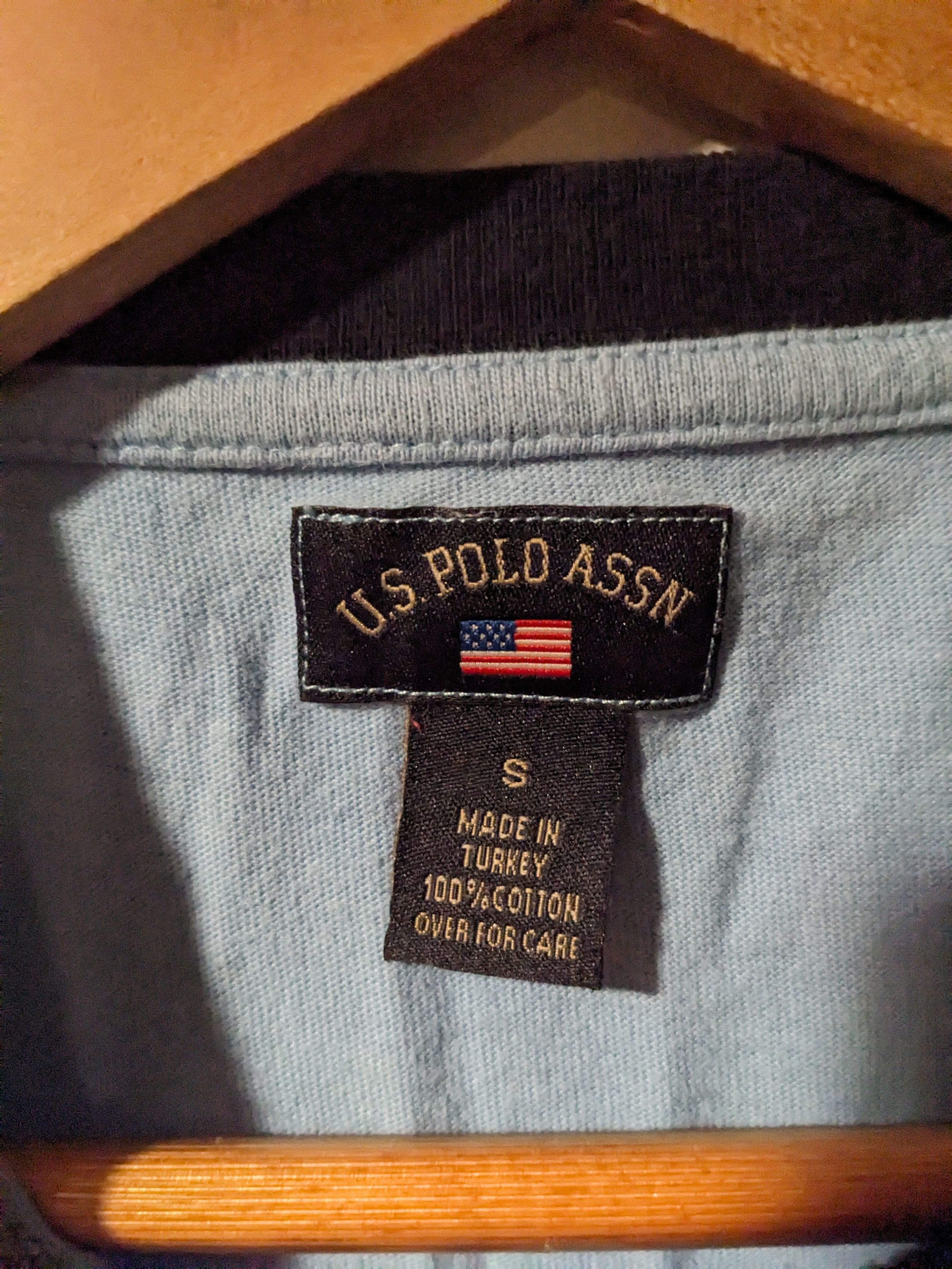 U.S. Polo Assn. Vintage Y2K U.S. Polo Blue Woman's Loose Small T-Shirt Size S / US 4 / IT 40 - 3 Thumbnail