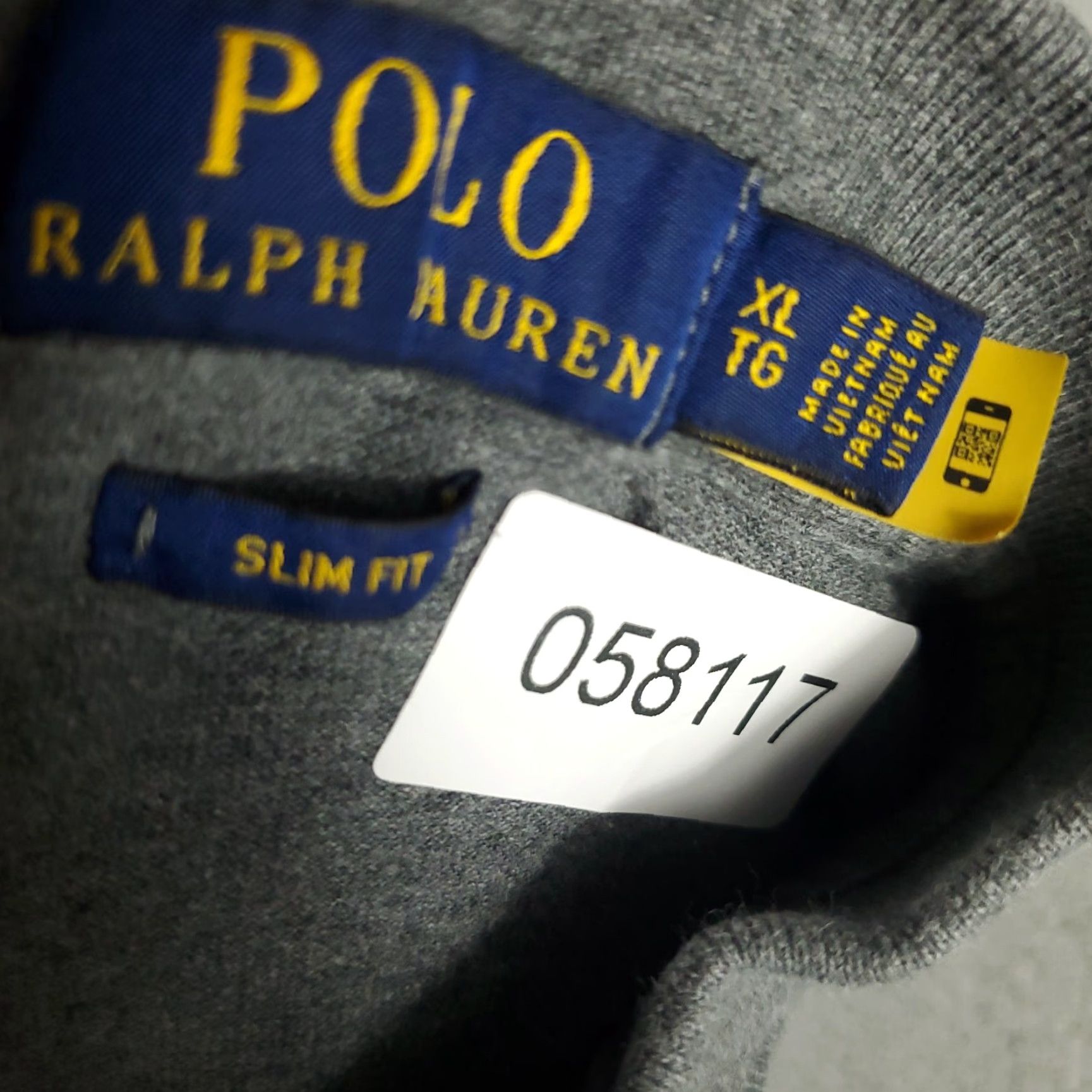 Ralph Lauren Ralph Lauren Polo Shirt Adult XL Gray Cotton Short Sleeve Button-Front Logo Mens Size US XL / EU 56 / 4 - 8 Thumbnail