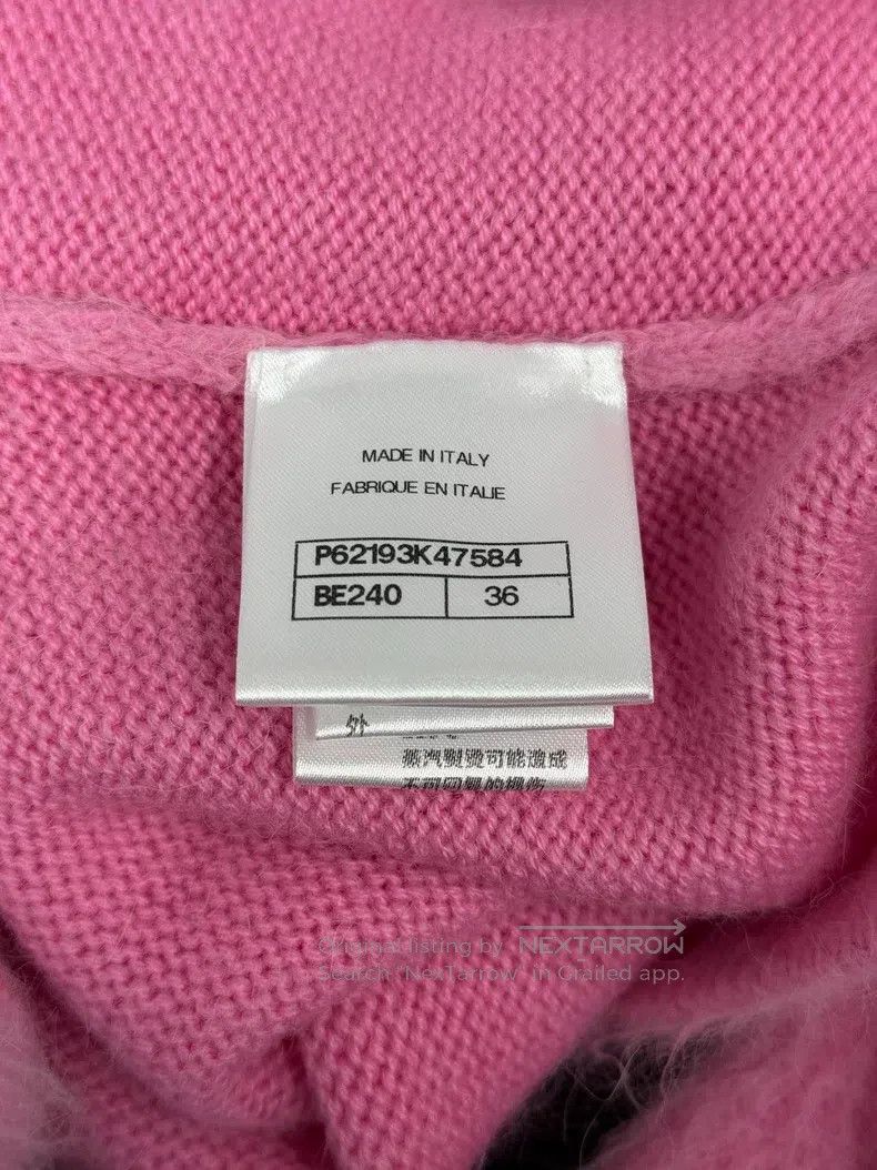 Chanel Chanel Snow series pink snowflake buckle cashmere coat Size XS / US 0-2 / IT 36-38 - 5 Thumbnail