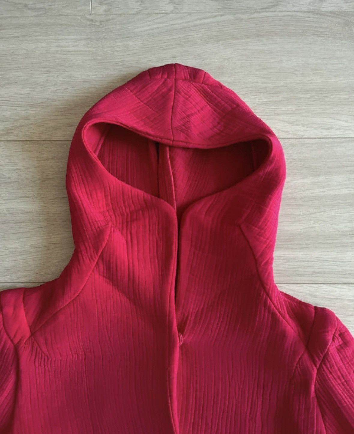 Marni Marni Pleated Silk Blend Hot Pink Hooded Jacket Size M / US 6-8 / IT 42-44 - 7 Thumbnail