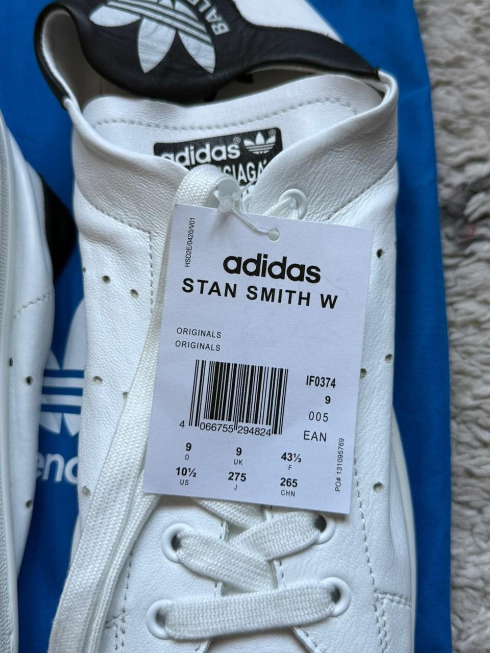 Balenciaga Balenciaga Adidas stan smith black Size US 9 / EU 42 - 4 Thumbnail