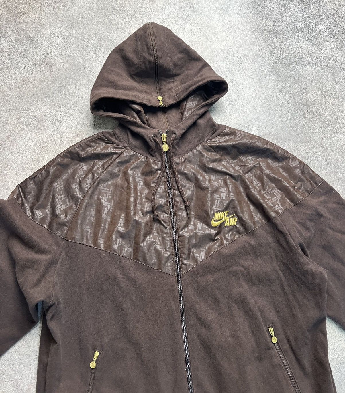 Nike × Vintage Nike vintage zip hoodie Size US XL / EU 56 / 4 - 3 Thumbnail