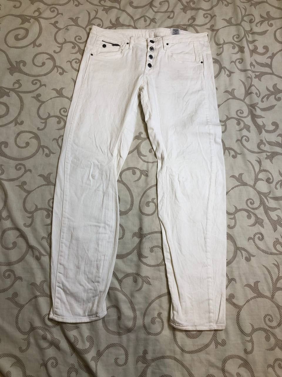 G-Star G-STAR RAW Slim Distressed 100% Cotton Denim Men Jeans Size US 30 / EU 46 - 1 Thumbnail