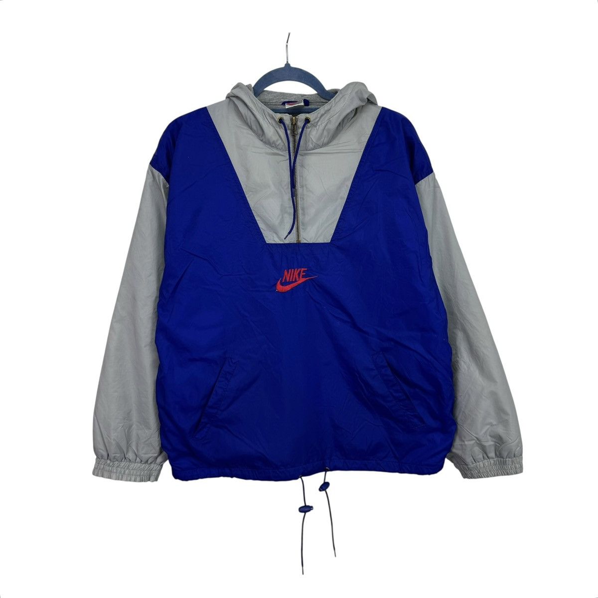 Nike Vintage 90s nike USA track zip jacket y2k hooded windbreaker Size US S / EU 44-46 / 1 - 2 Thumbnail