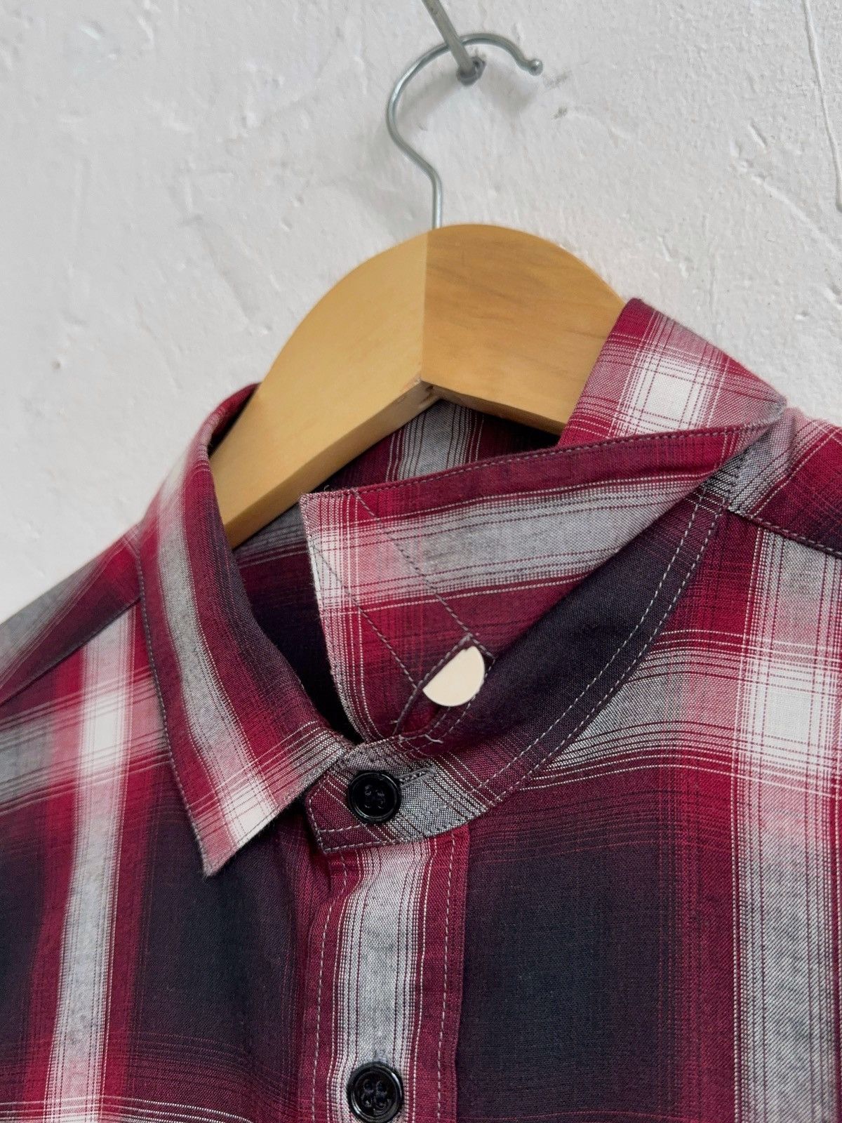 Saint Laurent Paris 2014 Saint Laurent Hedi Slimane era Check Shirt Size US M / EU 48-50 / 2 - 9 Thumbnail