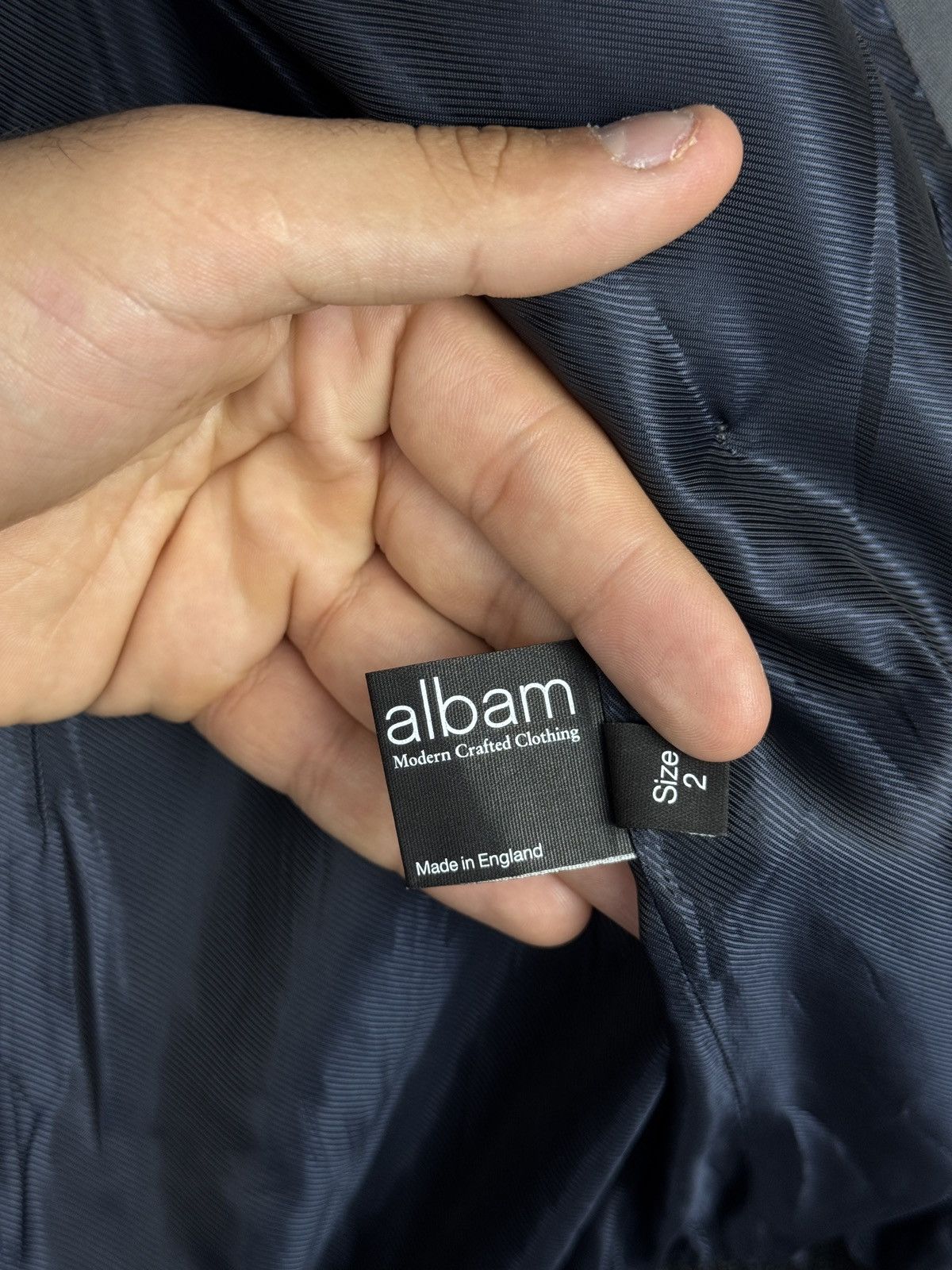 Albam Mens Vintage Albam bombers made in England jacket grey Size US S / EU 44-46 / 1 - 17 Thumbnail
