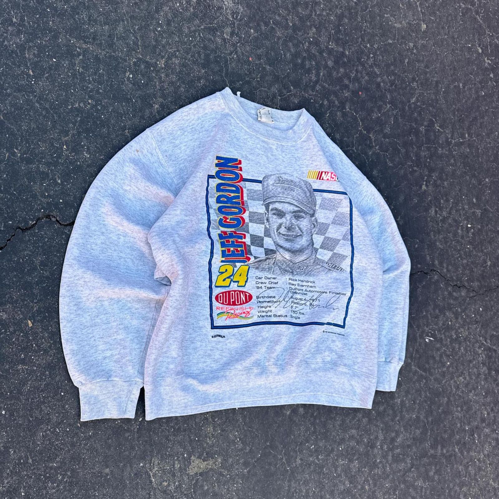 NASCAR Vintage 1994 NASCAR Nutmeg Jeff Gordon Crewneck – Size Large Size US L / EU 52-54 / 3 - 2 Thumbnail