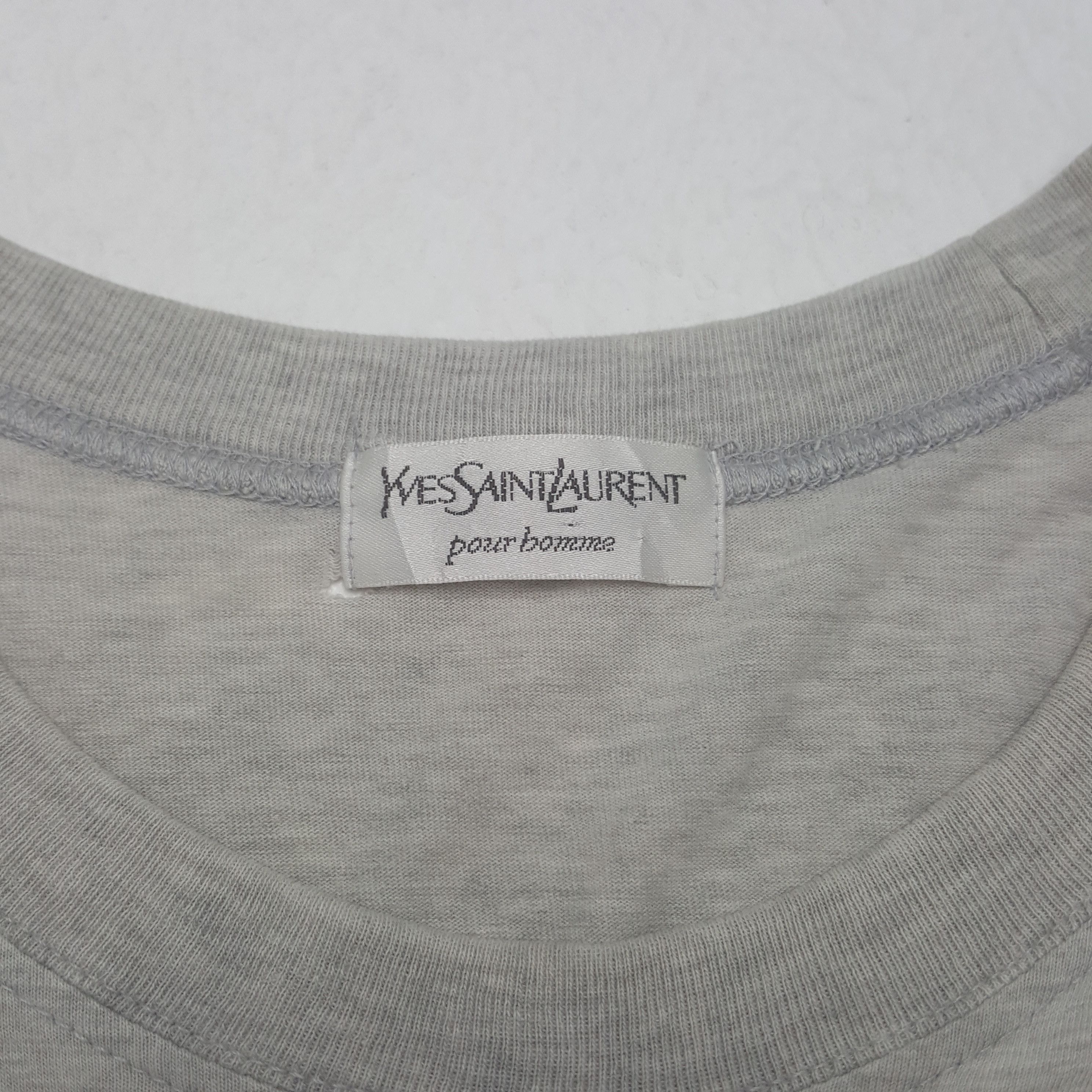 Vintage × Yves Saint Laurent Vintage Yves Saint Laurent Italian Brand Tshirt Size US L / EU 52-54 / 3 - 5 Thumbnail
