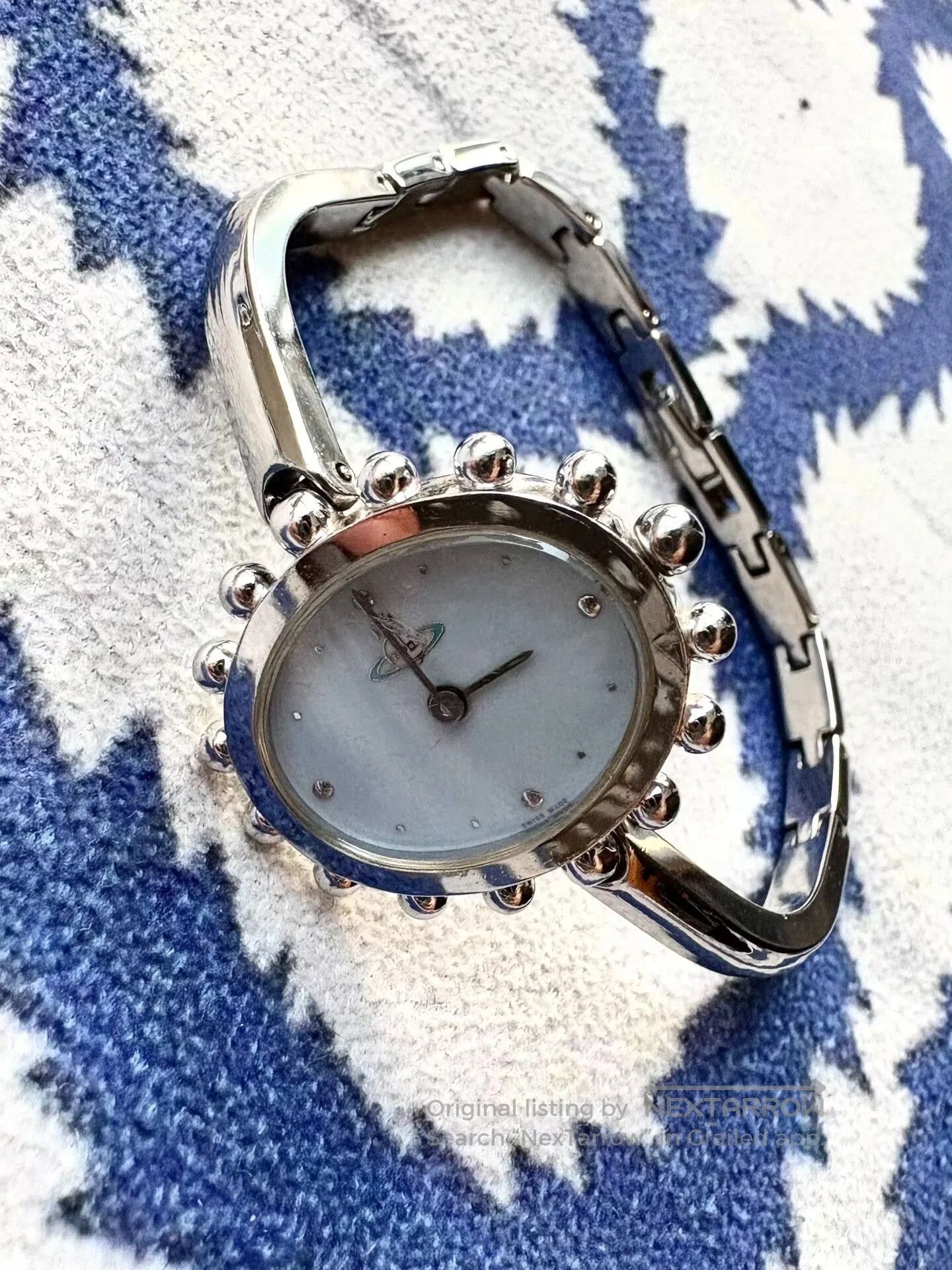 Vivienne Westwood Vivienne Westwood Blue Flower Watch Bracelet. Size ONE SIZE - 2 Thumbnail