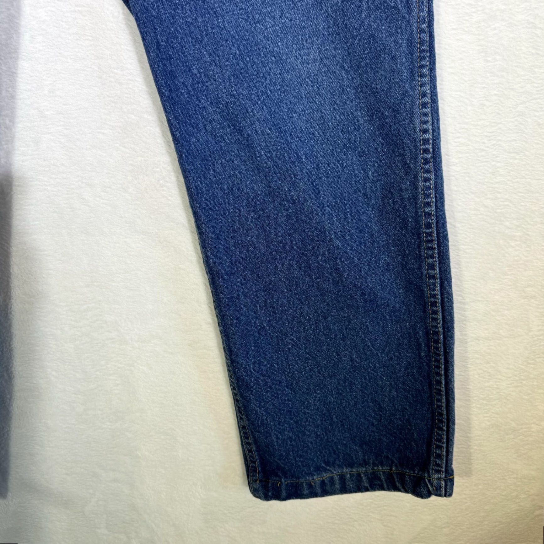 Vintage VINTAGE Roebucks Jeans Mens 34x34 Blue Denim Made USA High Rise Straight 90s Size US 38 / EU 54 - 6 Thumbnail