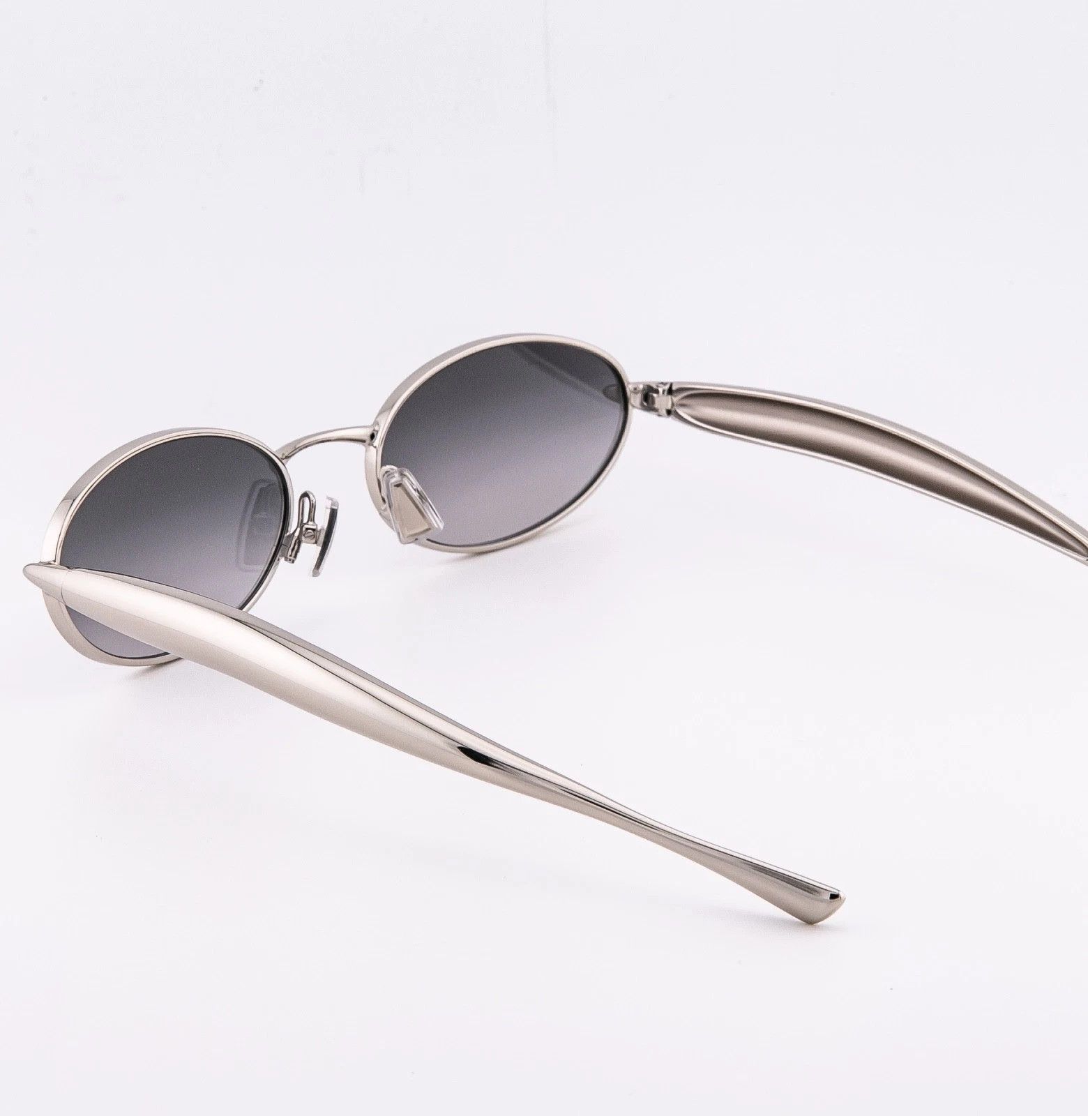 Bottega Veneta BOTTEGA VENETA 1386 SARDINE BV1386S Metal Silver Gray 003 Size ONE SIZE - 3 Thumbnail