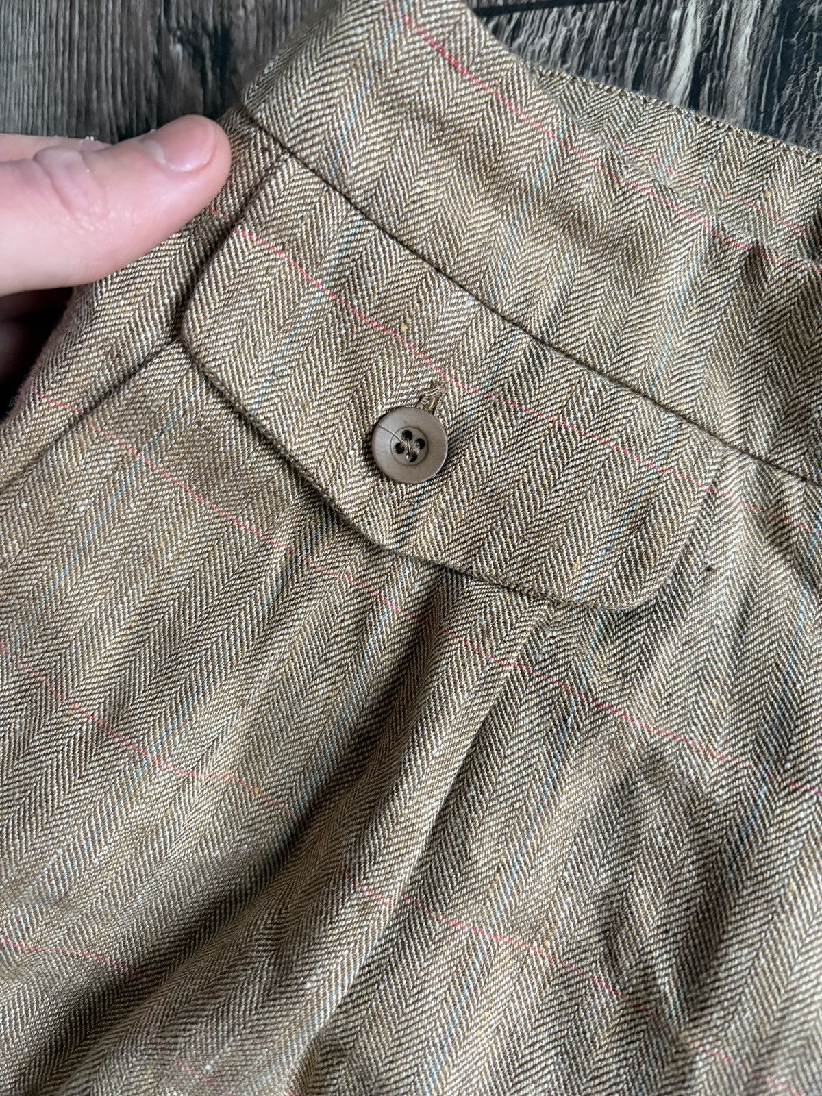 Max Mara Max Mara Vintage Linen Women’s Wide Pants/Trousers Designer Size 30" / US 8 / IT 44 - 3 Thumbnail