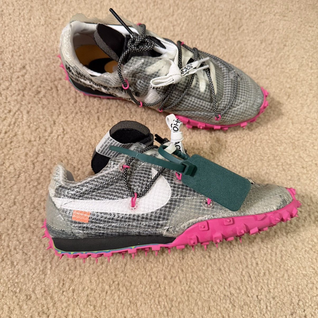 Nike × Off-White Nike X Off-White Waffle Racers Size US 7 / IT 37 - 1 Thumbnail