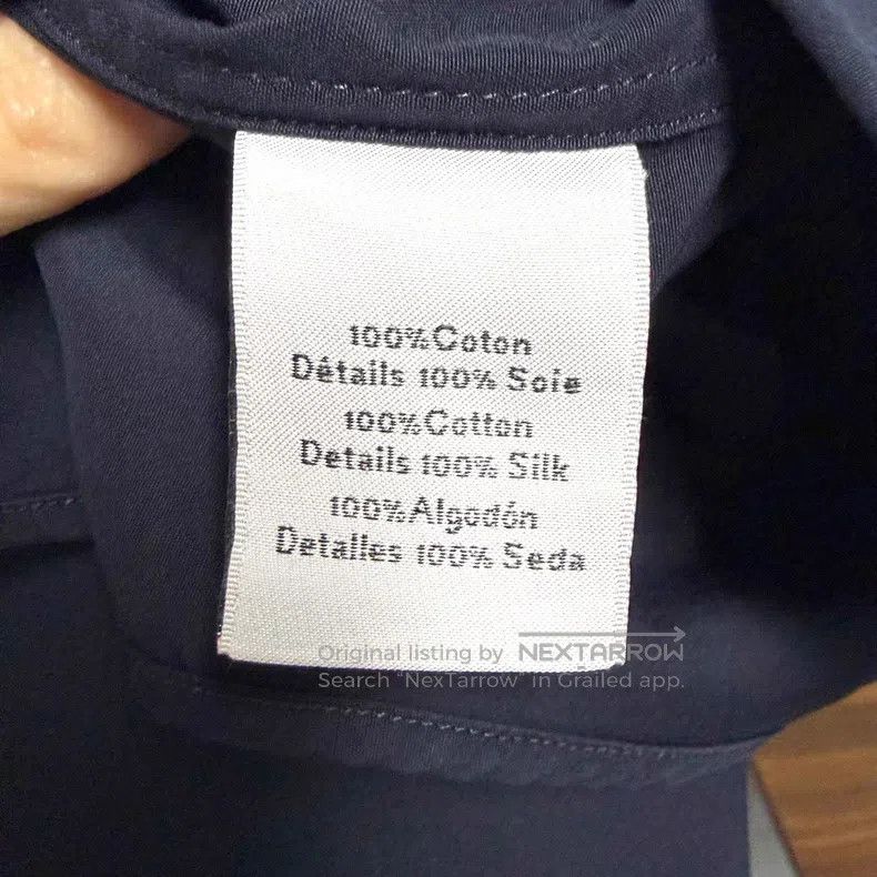 Hermes Hermes size 39 Long-sleeve shirt, single-breasted, dark blu Size US XS / EU 42 / 0 - 4 Thumbnail