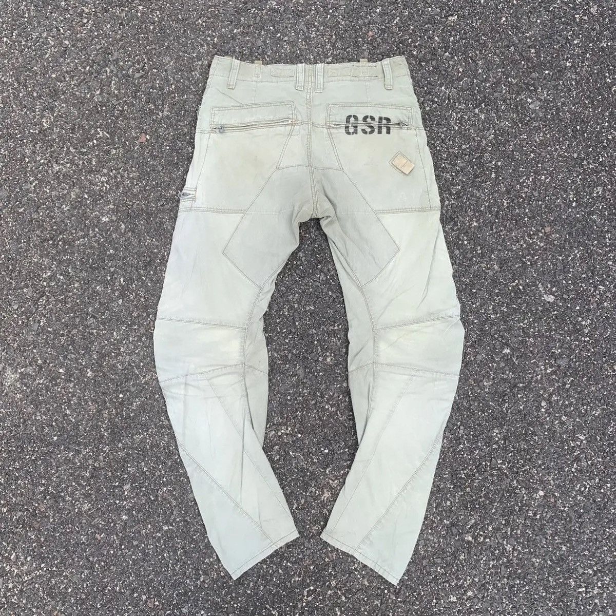 G-Star G-STAR RAW JAPAN UTILITY FADED CURVE BANANA LEGS PANTS Size US 32 / EU 48 - 10 Thumbnail