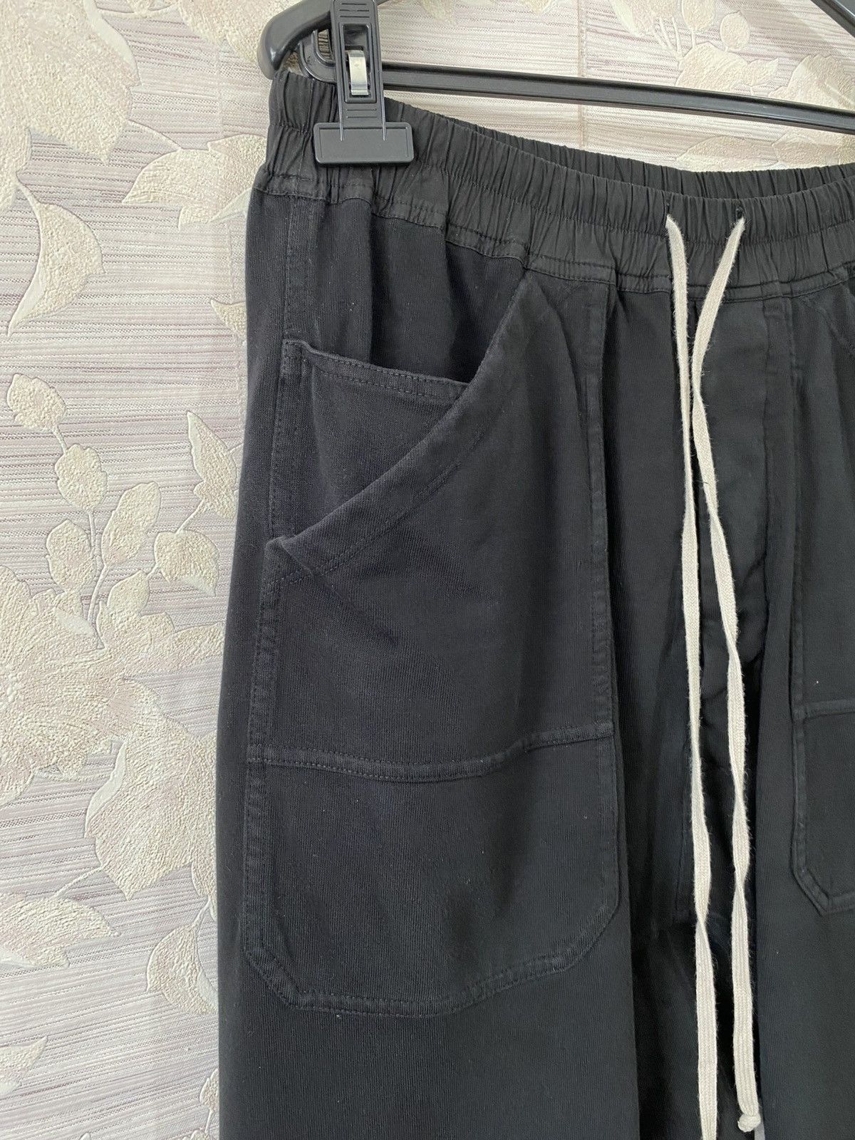 Rick Owens Rick Owens Drawstring-Waistband drop-crotch trousers Size US 32 / EU 48 - 3 Thumbnail