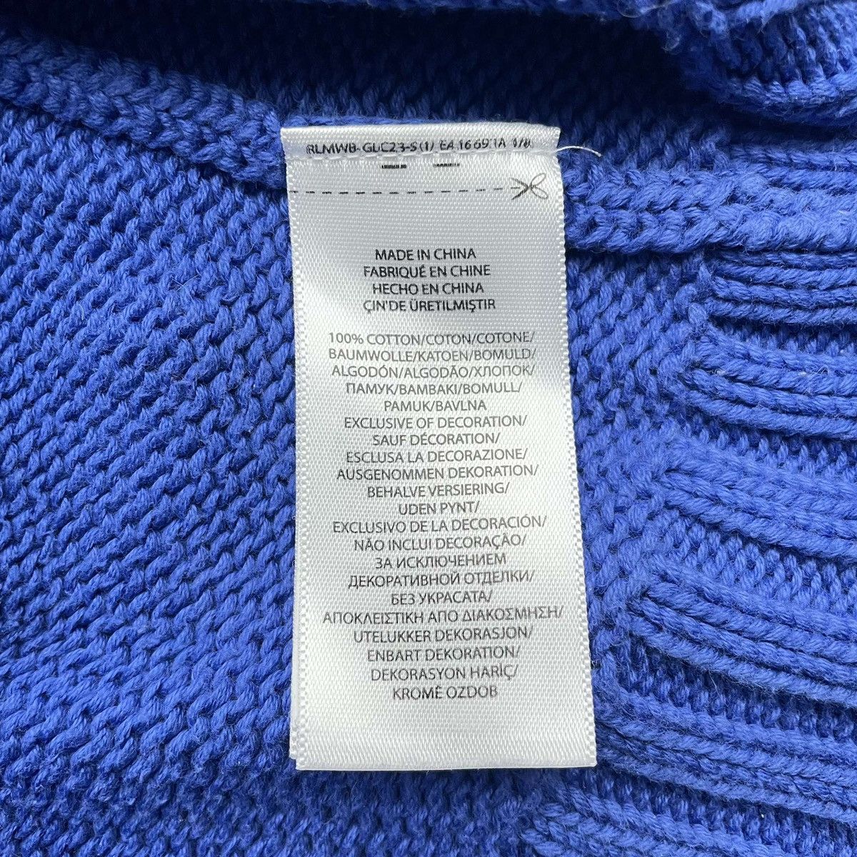 Polo Ralph Lauren Blue Ralph Lauren american flag knit sweater Size US L / EU 52-54 / 3 - 8 Thumbnail