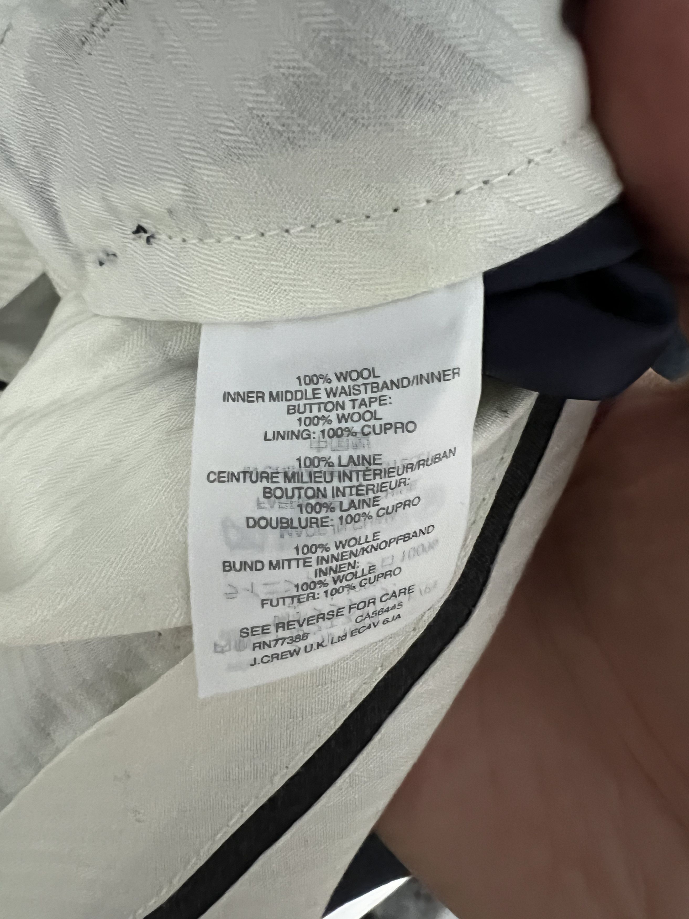 J.Crew Ludlow Traveler Wool Pants Size US 30 / EU 46 - 4 Thumbnail