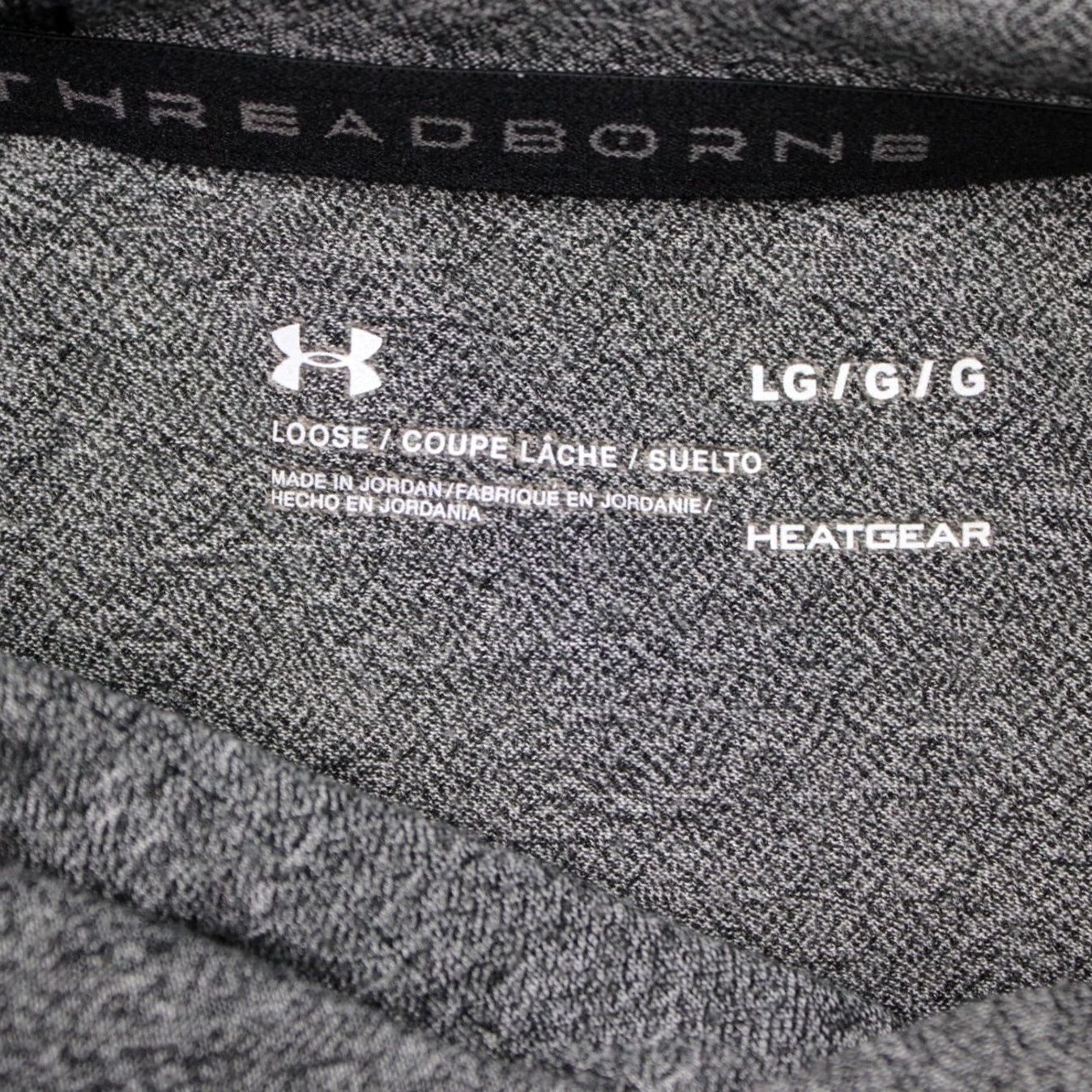 Under Armour Under Armour Hoodie Mens Large Gray UA Threadborne Siro Loose Fit Heatgear L/S Size US L / EU 52-54 / 3 - 5 Thumbnail