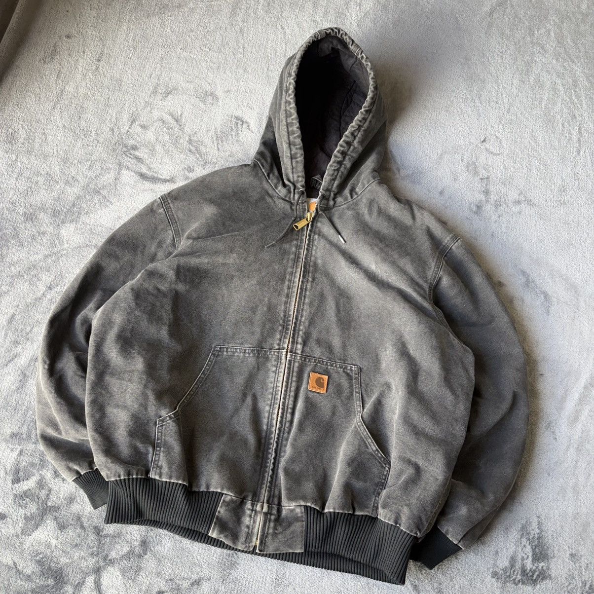 Carhartt J130 BLK CRAZY FADED CARHARTT ACTIVE JACKET Size US XL / EU 56 / 4 - 2 Thumbnail