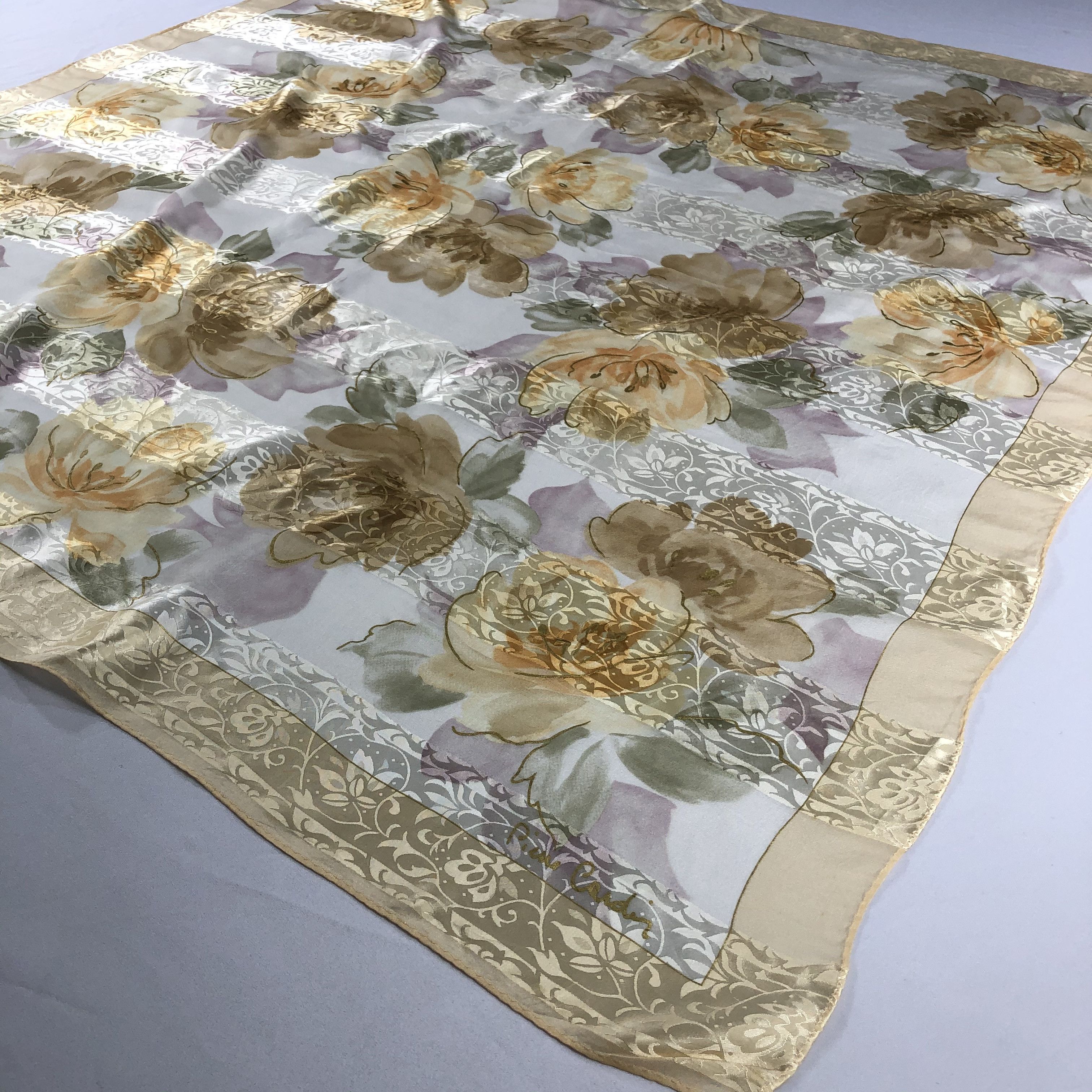 Pierre Cardin × Vintage Vintage Pierre cardin Silk Scarf Size ONE SIZE - 3 Thumbnail