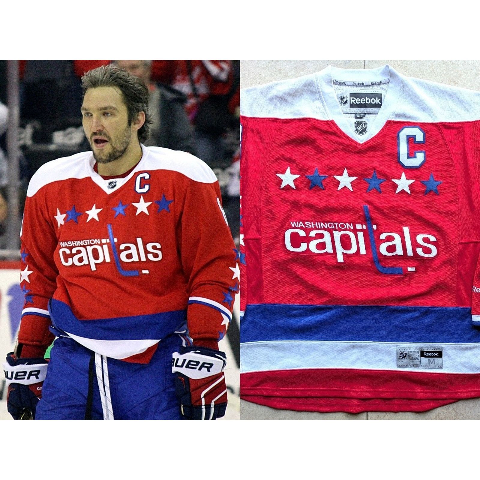 Hockey Jersey × NHL × Reebok Washington Capitals M Hockey