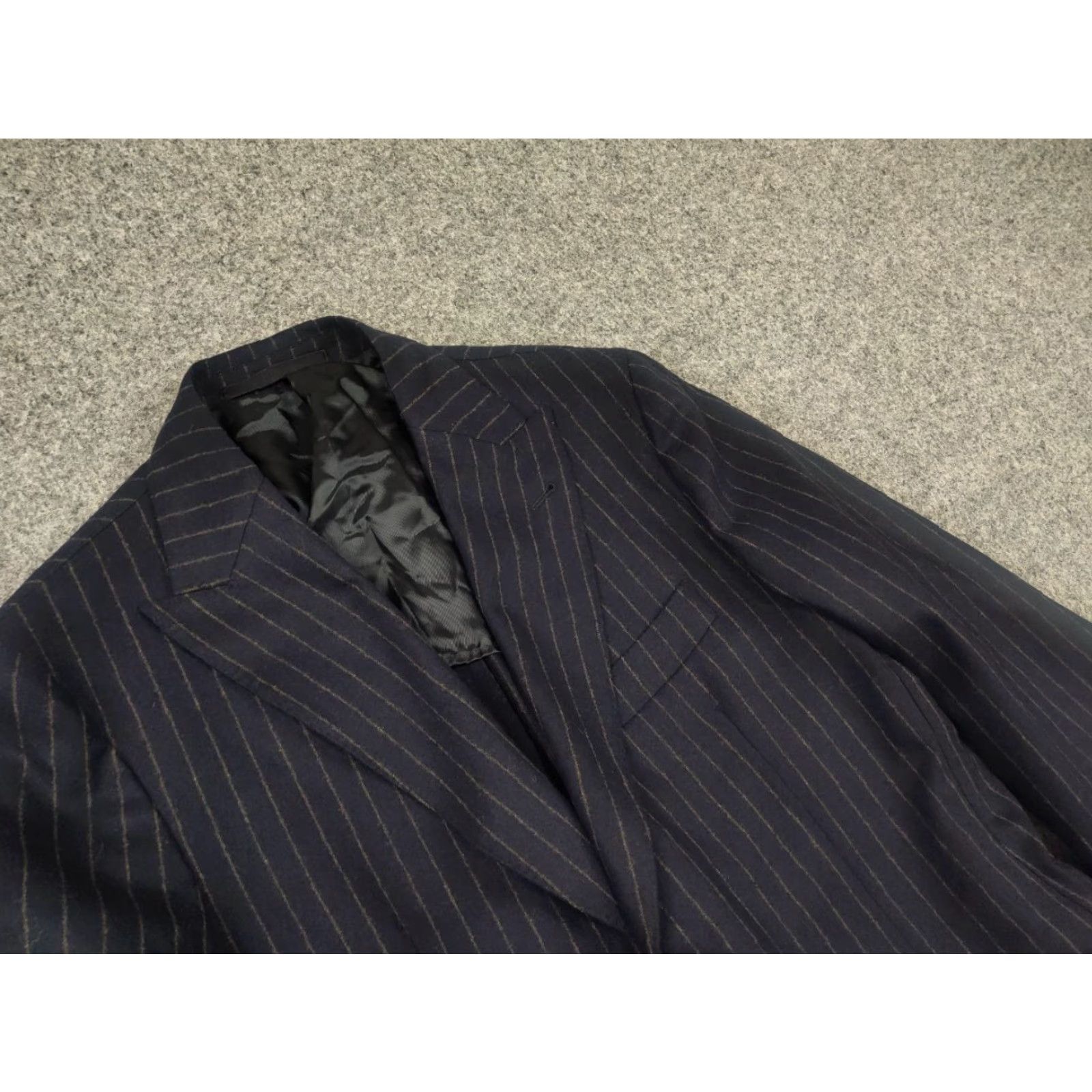 Eleventy Eleventy Milano Design premium classic two-piece suit Wool Cotton? Striped blue 2 Piece Men M Jacket Pants Blazer Mens 2 Piece Suit Vintage No N/A Size 40R - 4 Thumbnail