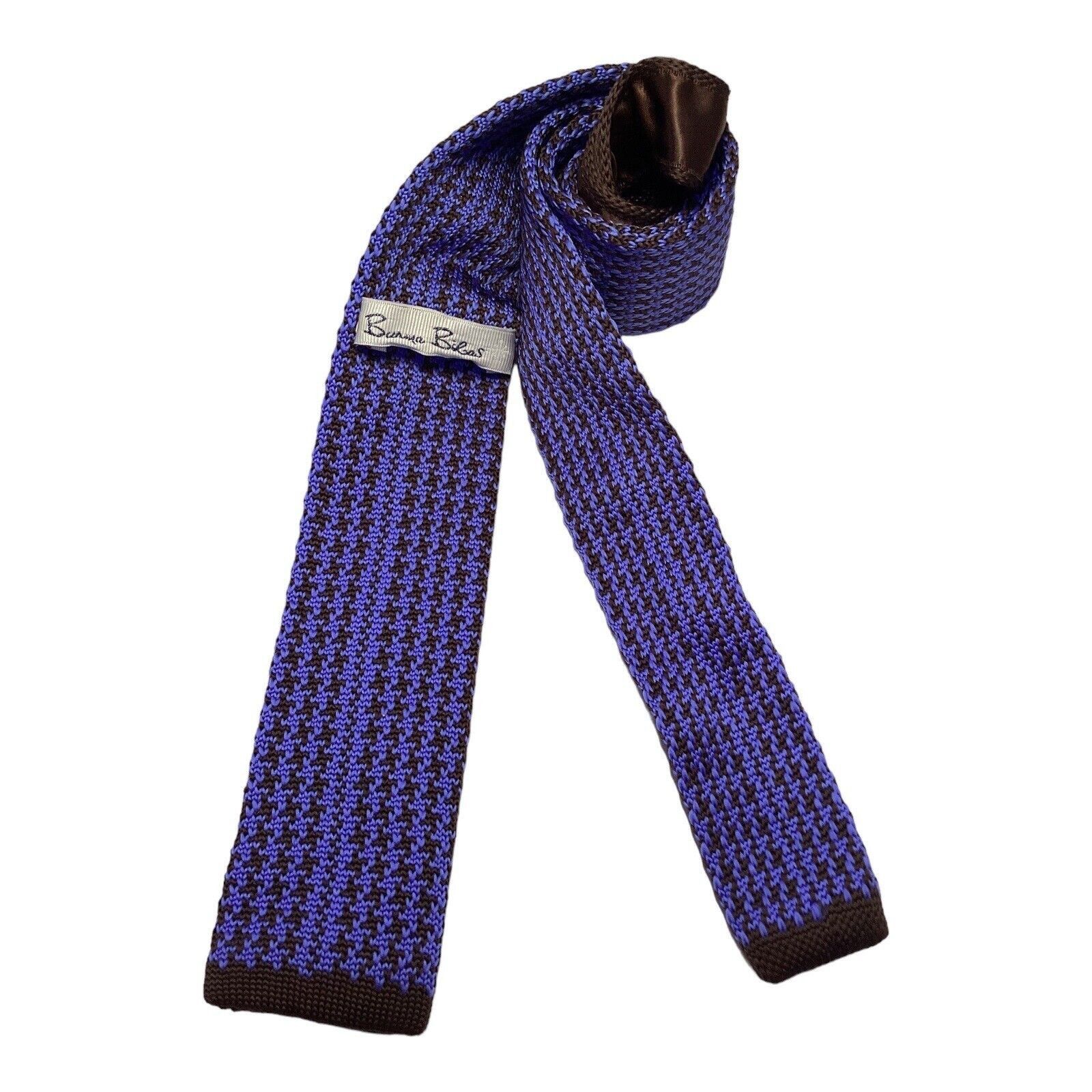 Burma BURMA BIBAS Mauve Geometric Luxury Silk SlimTie Made In Ital Size ONE SIZE - 3 Thumbnail