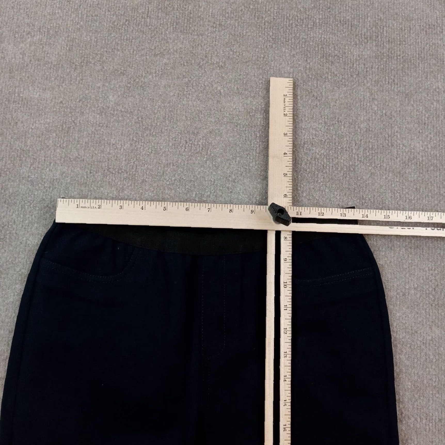 Vintage Lafayette 148 Blue Elastic Waist Stretch Ankle Pants Womens Small Size 28" / US 6 / IT 42 - 5 Thumbnail