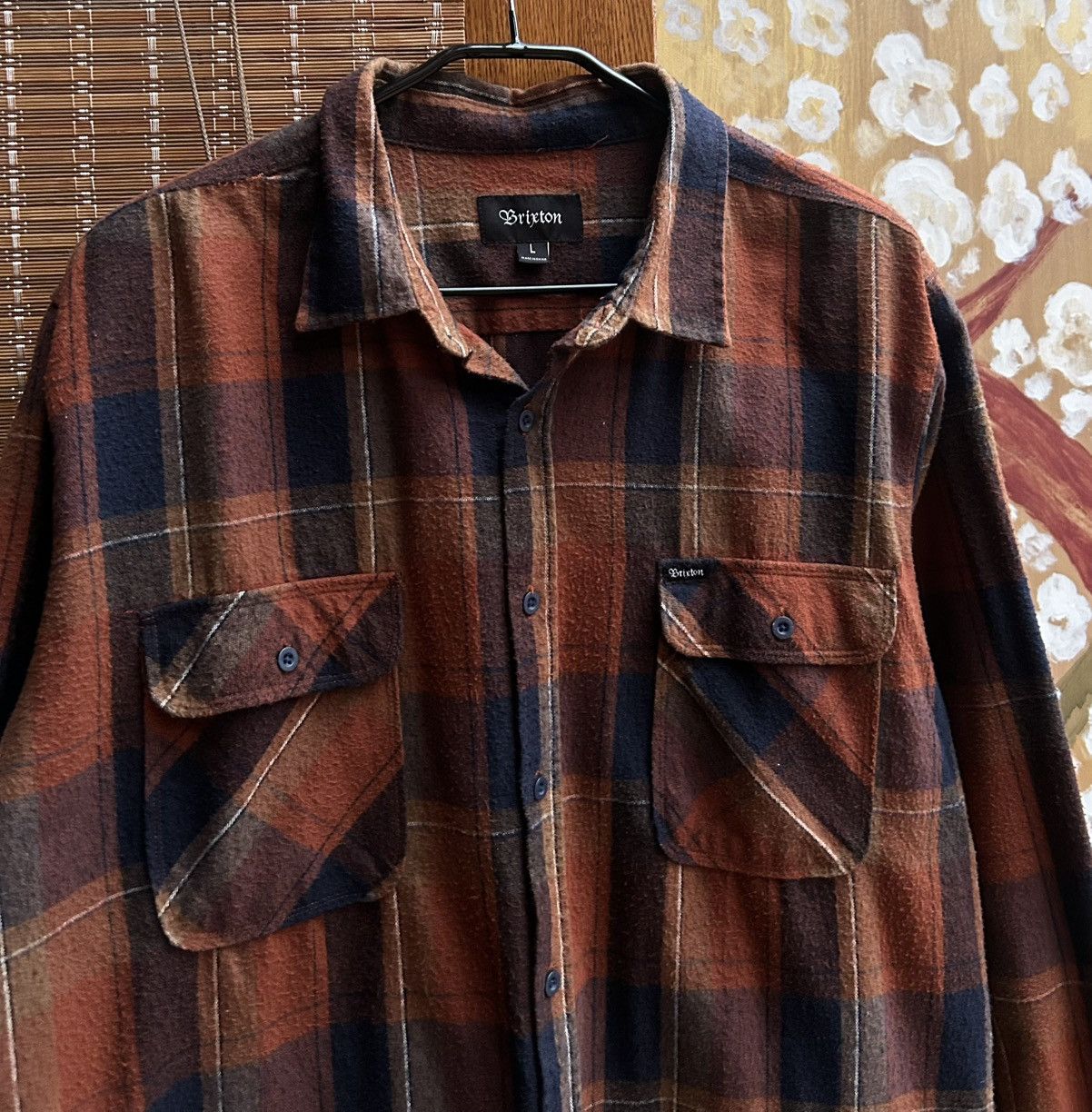 Brixton Brixton Bowery Flannel Long Sleeve Shirt Size US L / EU 52-54 / 3 - 3 Thumbnail