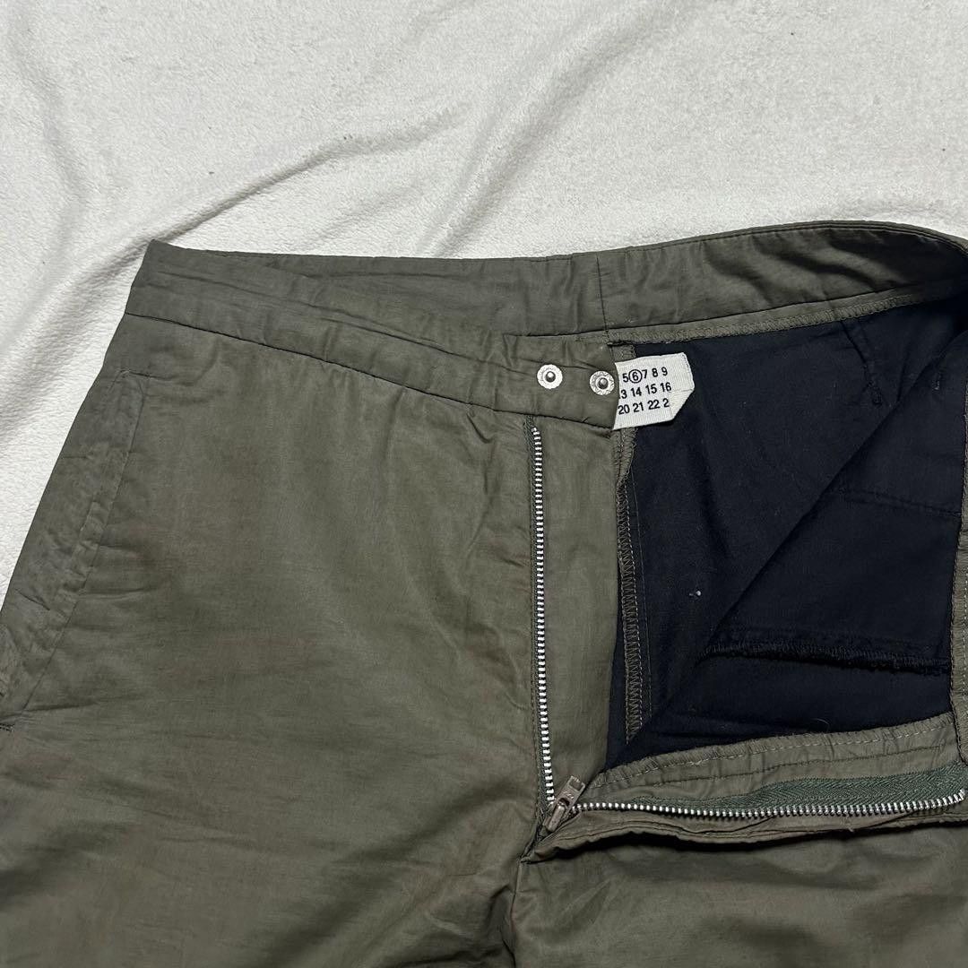 Maison Margiela Straight Leg Cotton Military Pants Size US 29 - 3 Thumbnail