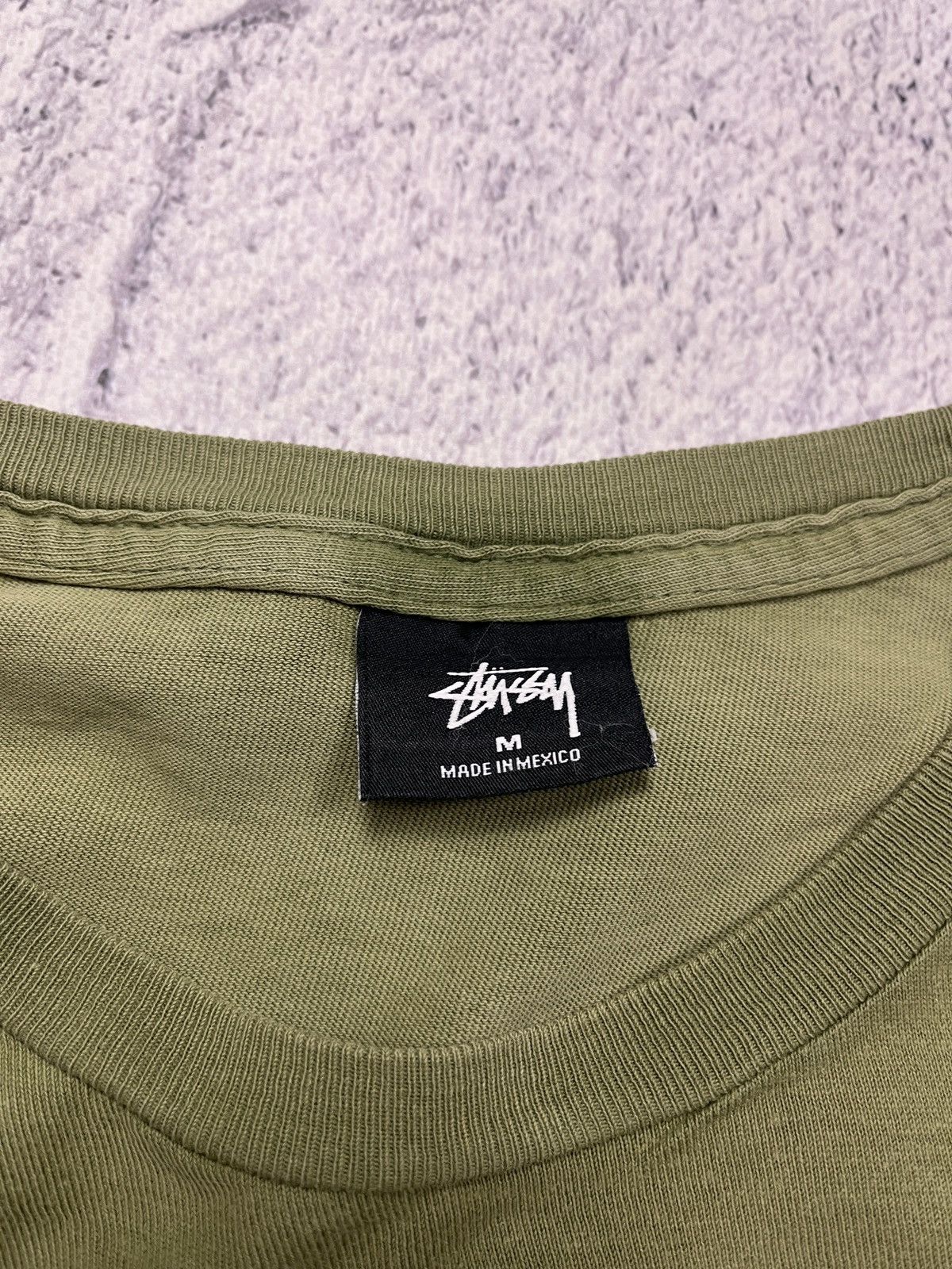 Stussy × Vintage Stussy 00s Graphic Vintage Big Logo Green T-shirt Y2k Size US M / EU 48-50 / 2 - 12 Thumbnail