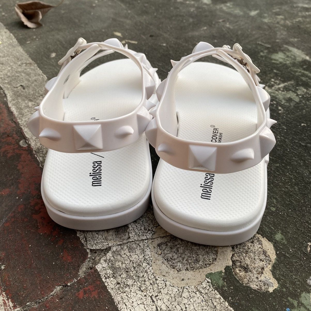 Melissa spikes undercover white sandal