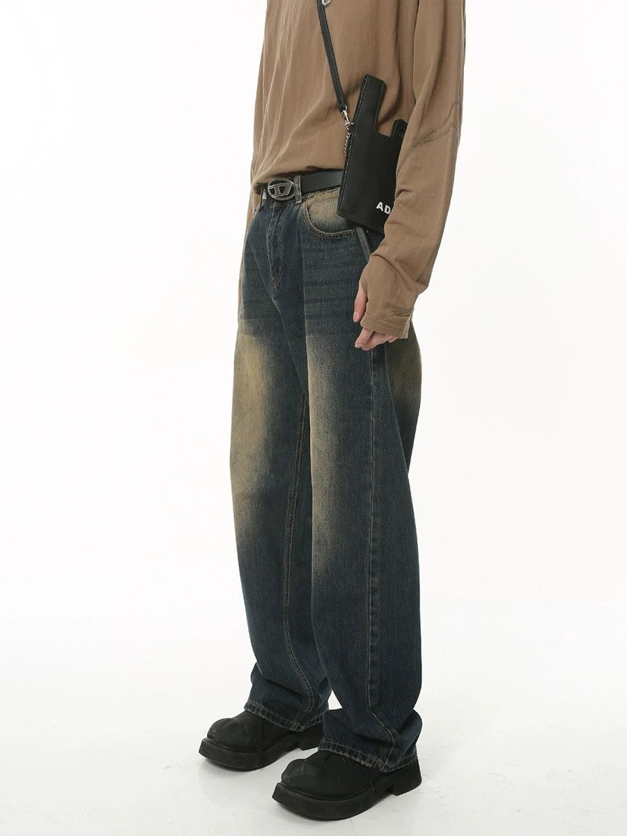 Vintage Vintage distressed American loose wide-leg flared jeans Size US 32 / EU 48 - 3 Thumbnail