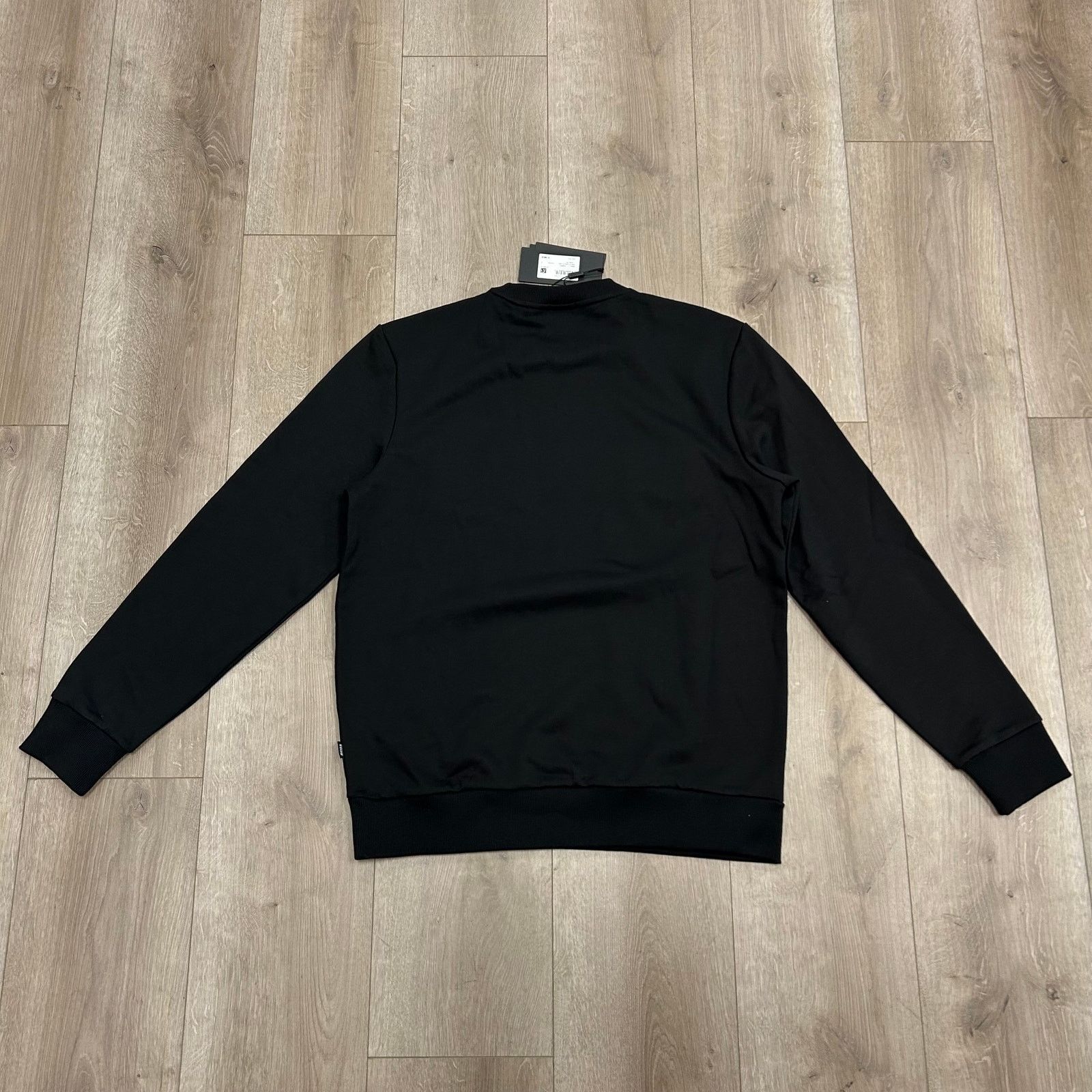 Hugo Boss New Hugo Boss Black Patch Crewneck sweater Pullover Large L Size US L / EU 52-54 / 3 - 2 Thumbnail