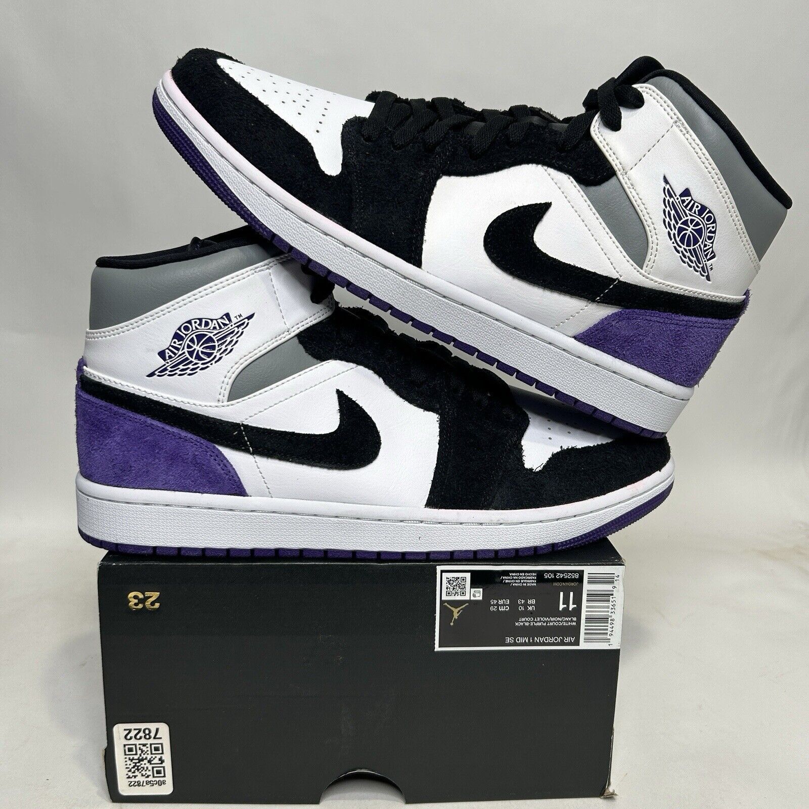 Nike Nike Air Jordan 1 Mid SE “Varsity Court Purple” 2024 Size US 11 / EU 44 - 1 Thumbnail