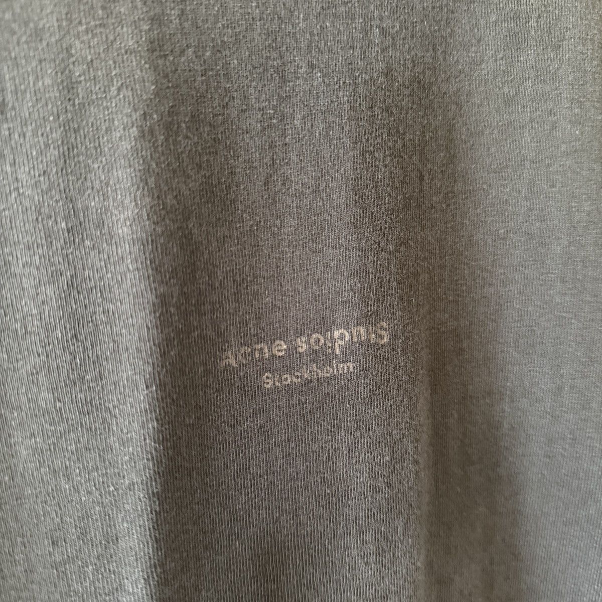 Acne Studios Acne Studios Stockholm Olive Green T-Shirt Size US XL / EU 56 / 4 - 3 Thumbnail