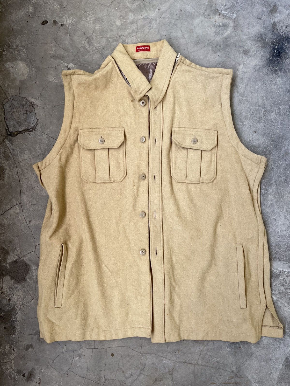 Jun Takahashi × Undercover A/W1998-1999 Undercover Small Part Wool Button Jacket Size US L / EU 52-54 / 3 - 4 Thumbnail