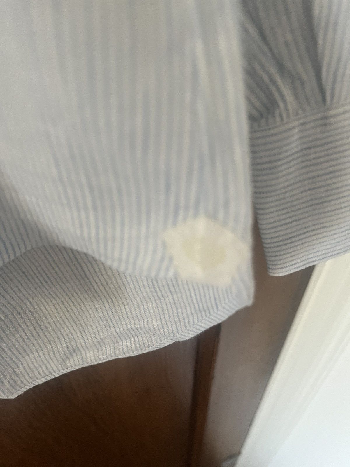 Loro Piana Loro Piana Striped Andre linen shirt size 42 Size US L / EU 52-54 / 3 - 3 Thumbnail