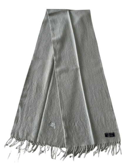 Burberry Burberry Vintage Unisex Scarf Grey 100% Lambswool Size ONE SIZE - 1 Thumbnail