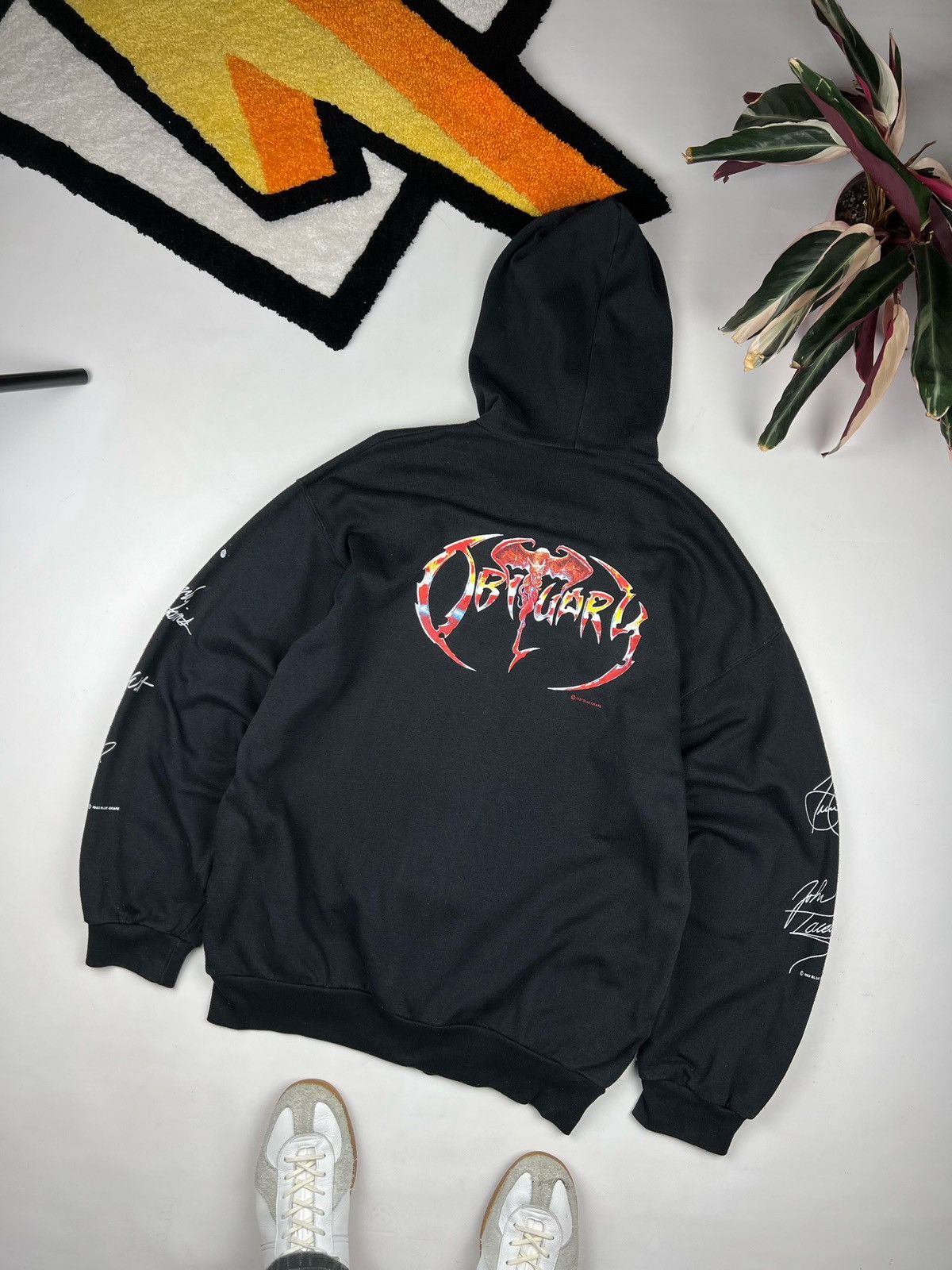 Band Tees × Vintage Vintage Obituary hoodie 90s rare | Grailed