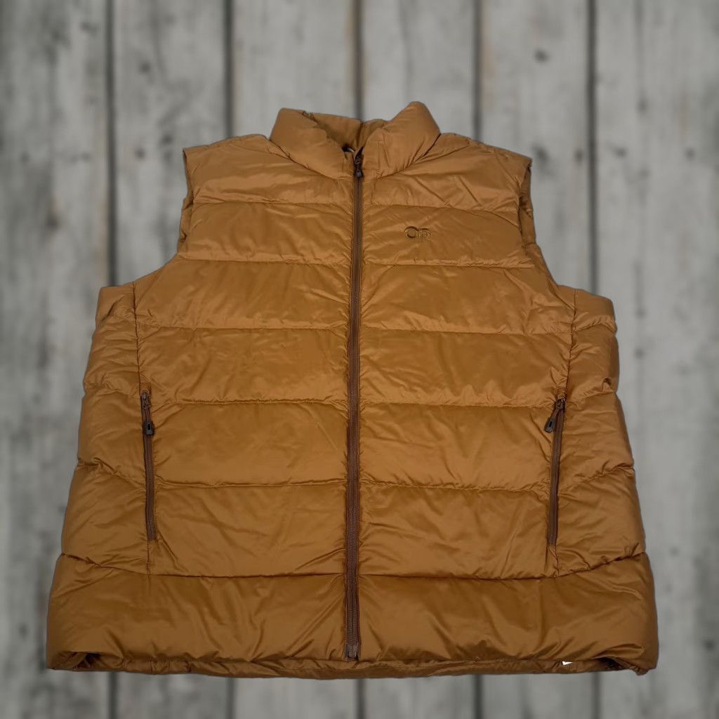 Outdoor Research Outdoor Research Vest Mens 2XL Brown Coldfront Down Puffer Insulated Hiking Zip Size US XXL / EU 58 / 5 - 1 Thumbnail