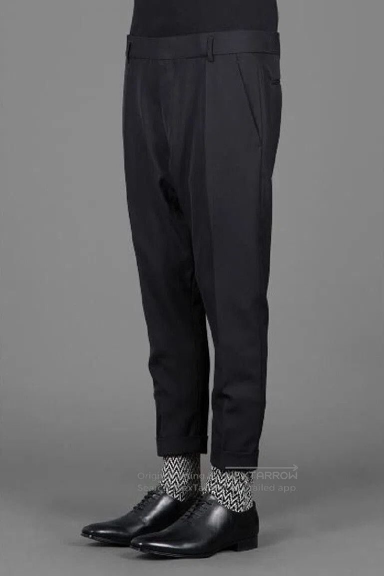 Haider Ackermann Haider Ackermann 14FW Curved Wool Trousers. Size US 32 / EU 48 - 9 Thumbnail
