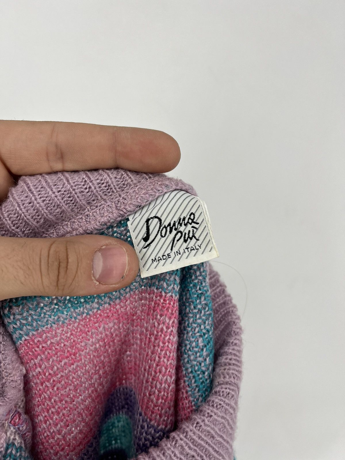 Vintage Vintage 90s Wool Sweater Oversize Made in Itali Size M / US 6-8 / IT 42-44 - 6 Thumbnail