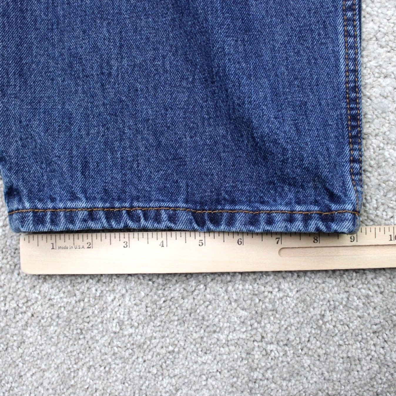 Levi's Levi's Jeans 550 Mens 48x34 Blue Relaxed 5-Pocket Denim Cotton Straight Vintage: No Size US 32 / EU 48 - 4 Thumbnail