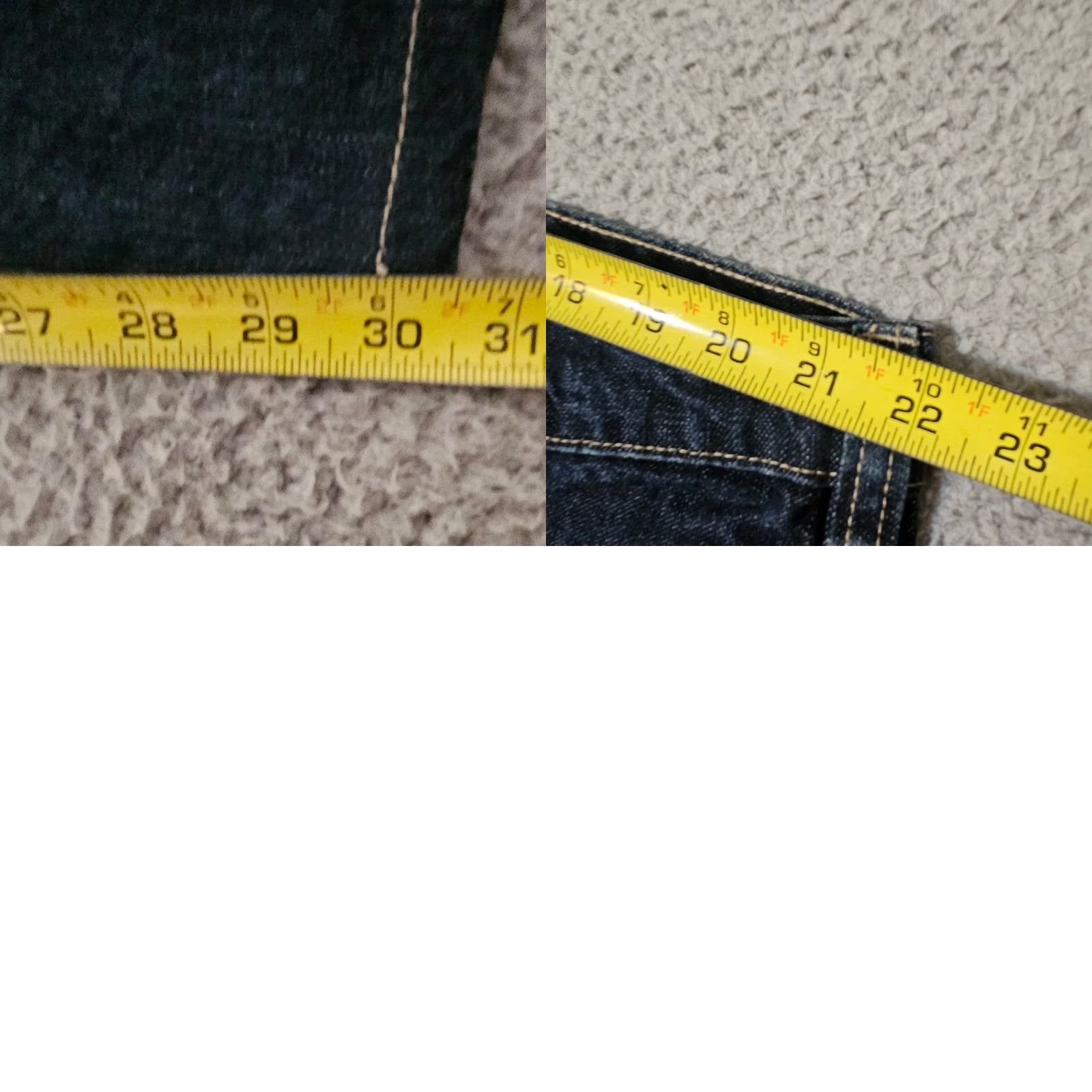 Vintage Hawx Men's Blue Jeans Straight Cut Regular Fit 42x30 Cat2 NFPA 2112 70e Size US 42 / EU 58 - 8 Thumbnail