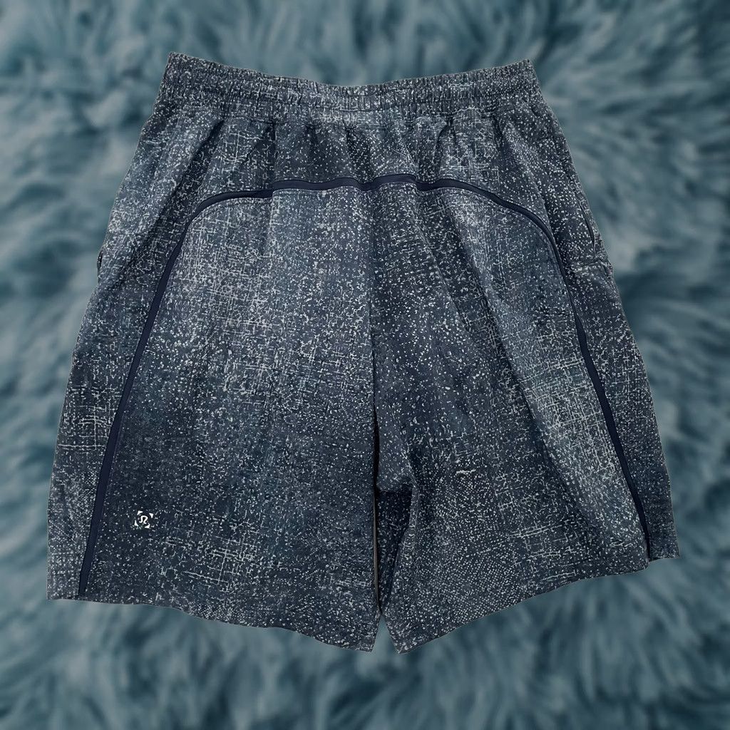 Lululemon Lululemon Pace Breaker Active Drawstring Shorts Men M Blue Size US 31 - 1 Thumbnail