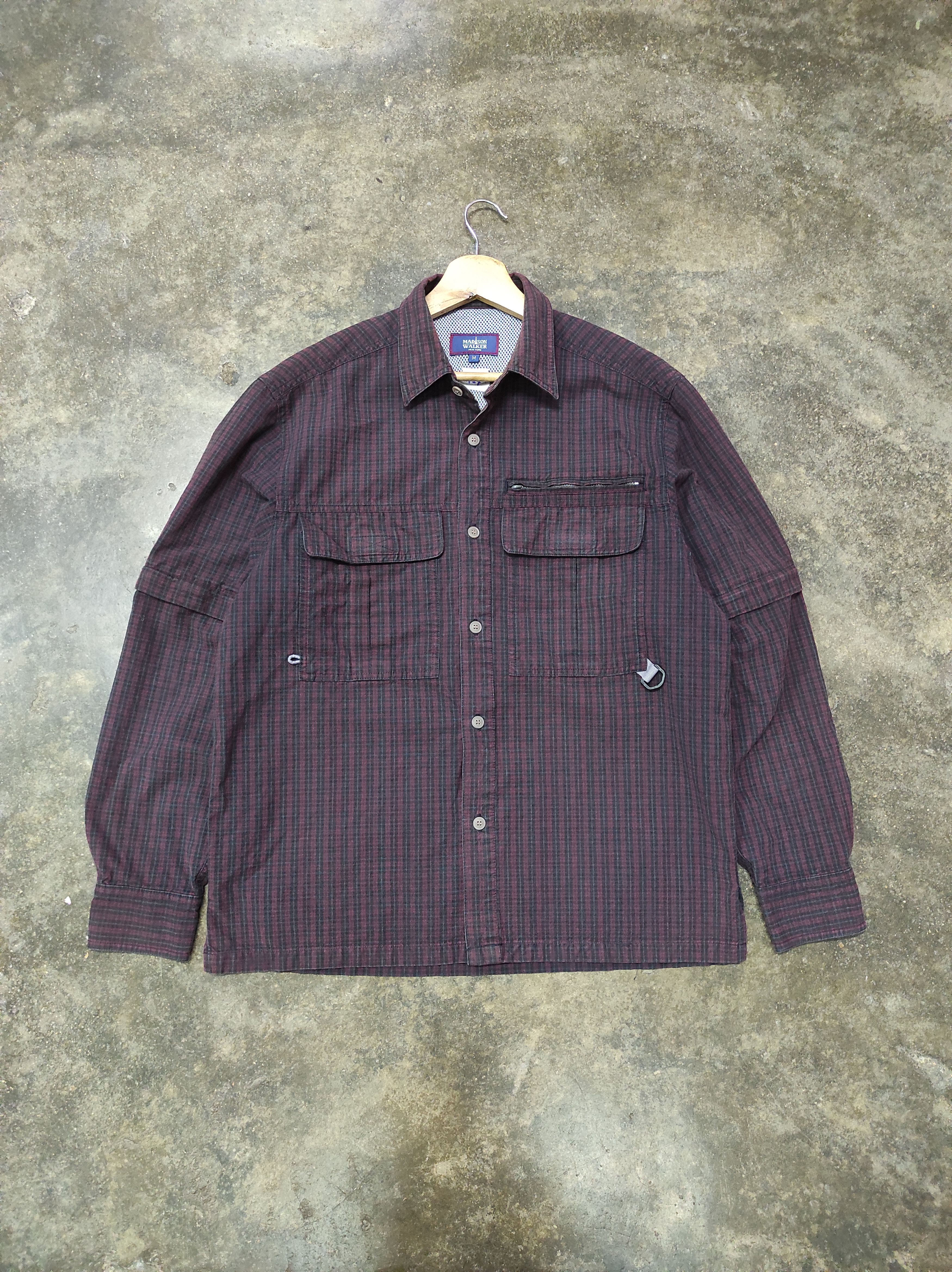 Madison MADISON WALKER NEW YORK MULTIPOCKET PLAID SHIRT LONGSLEEVE Size US M / EU 48-50 / 2 - 1 Thumbnail