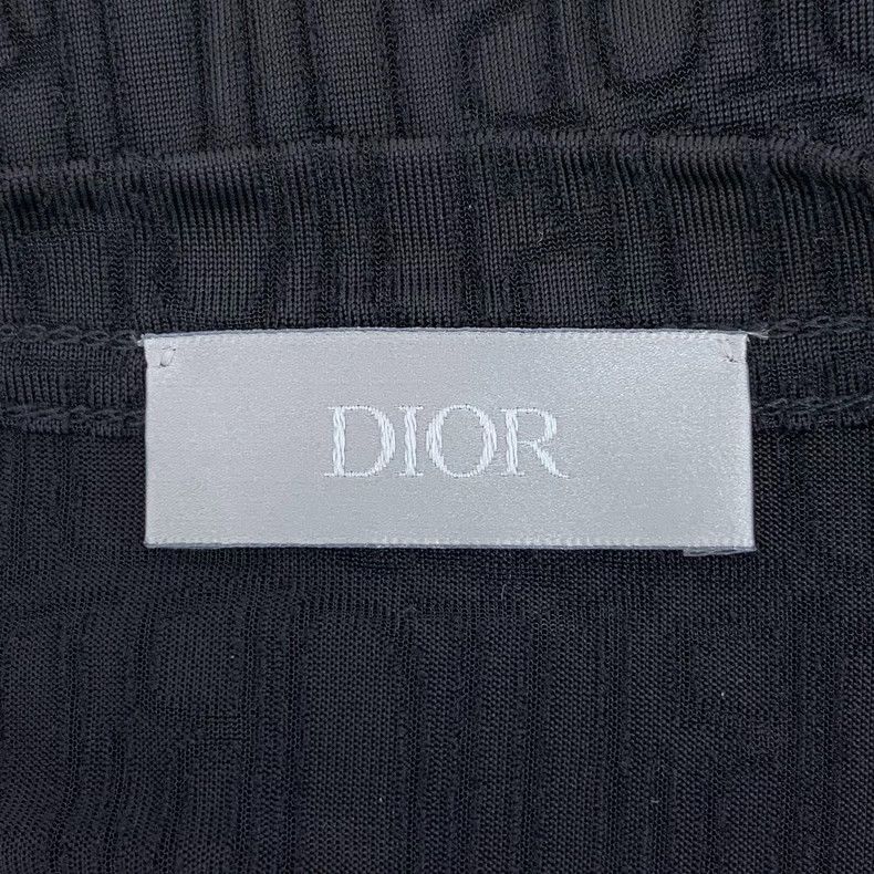 Dior Dior Black logo full-printed hollow round-neck short-sleev Size US L / EU 52-54 / 3 - 5 Thumbnail