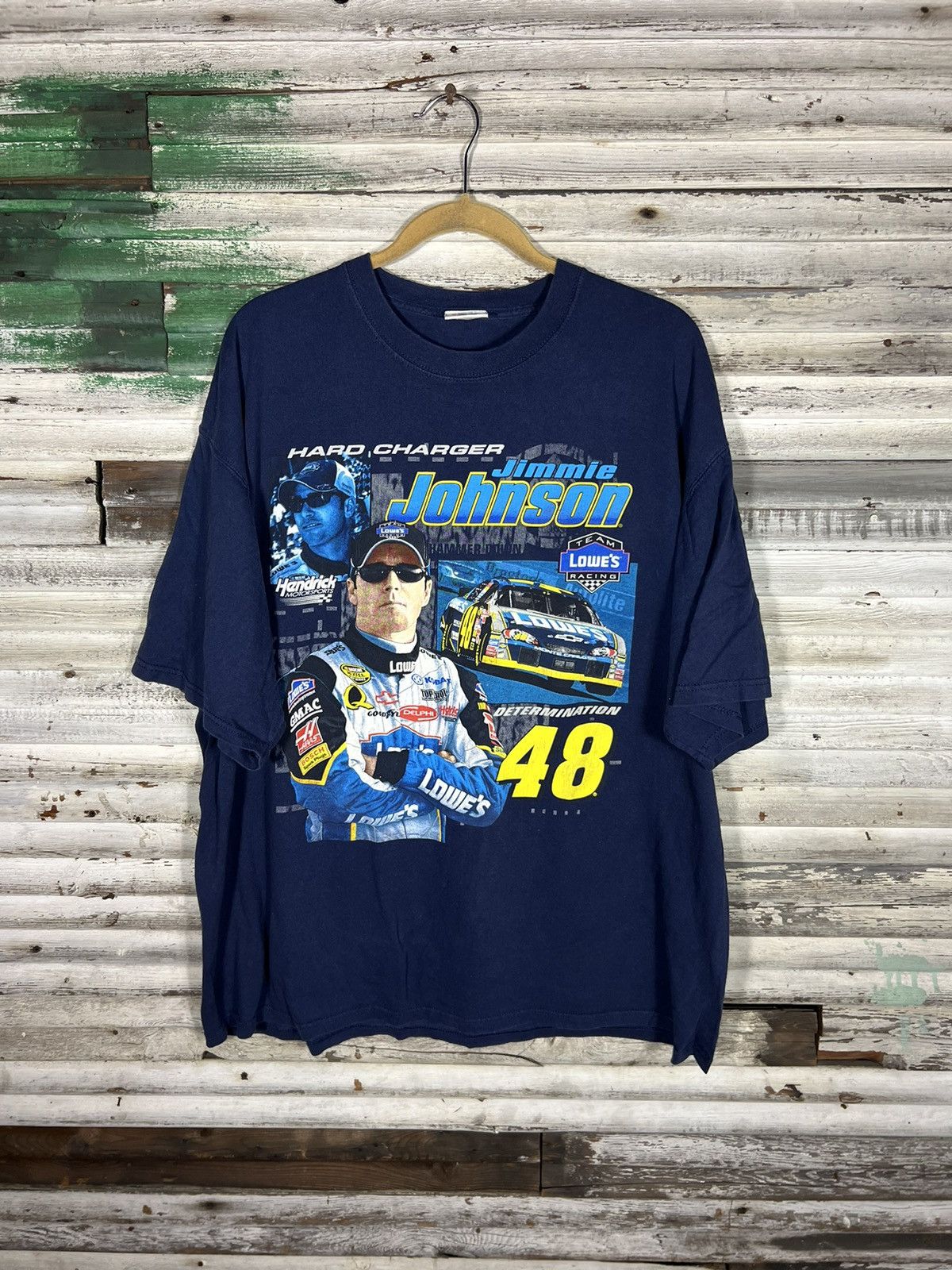 NASCAR × Vintage Vintage nascar double sided shirt Size US XXL / EU 58 / 5 - 1 Thumbnail